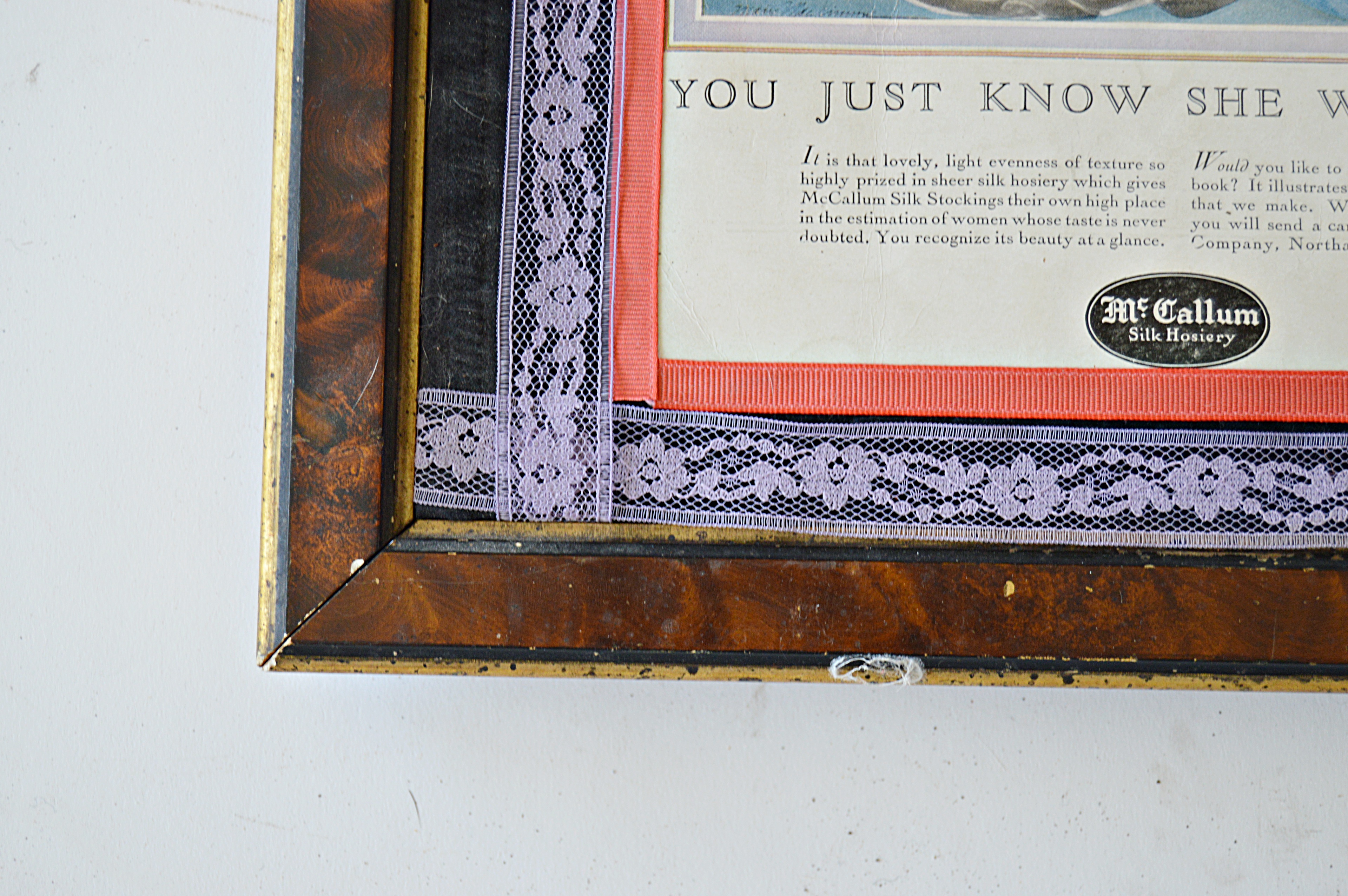 Vintage 1920s McCallum Hosiery Ad