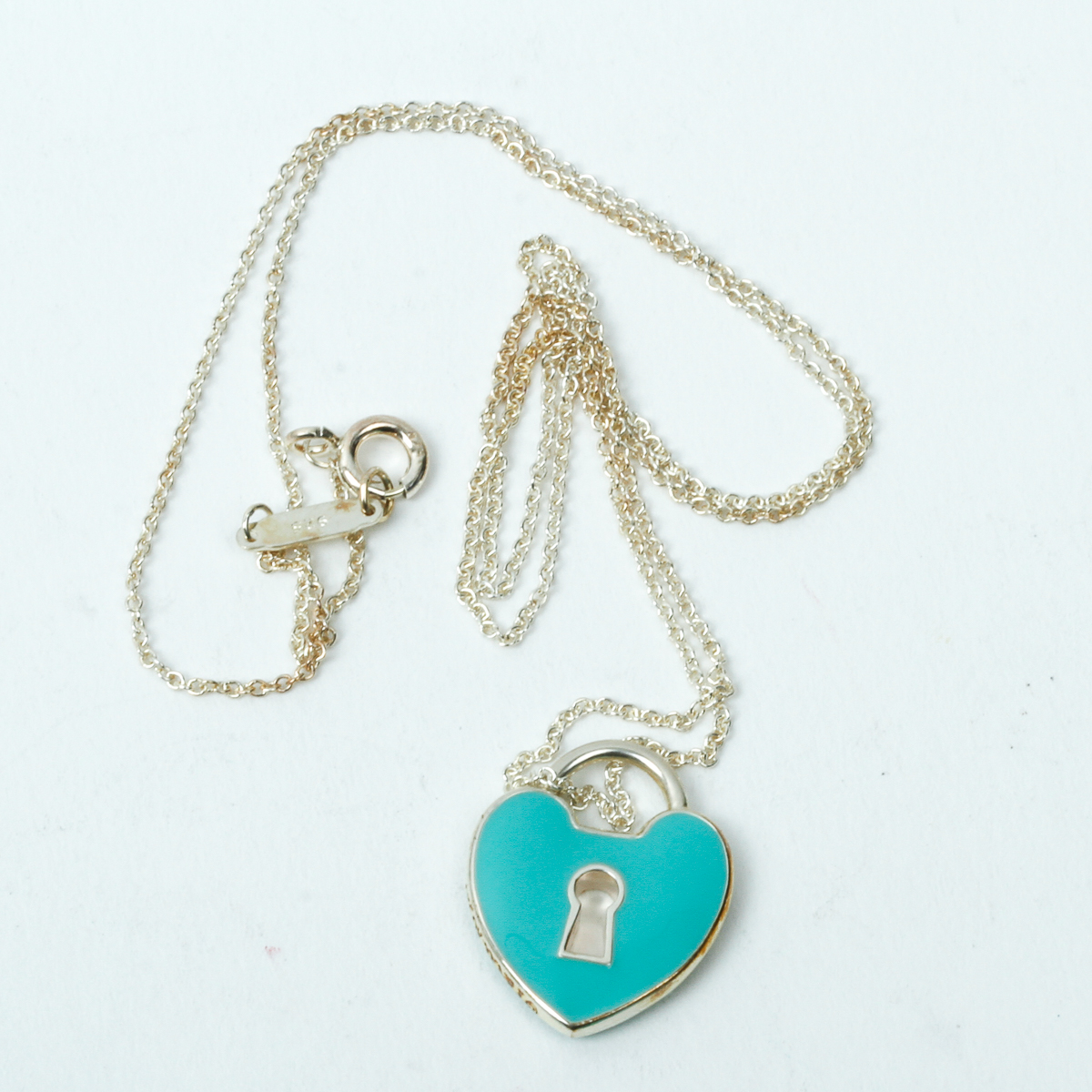 Tiffany & Co Sterling Pendant Necklace
