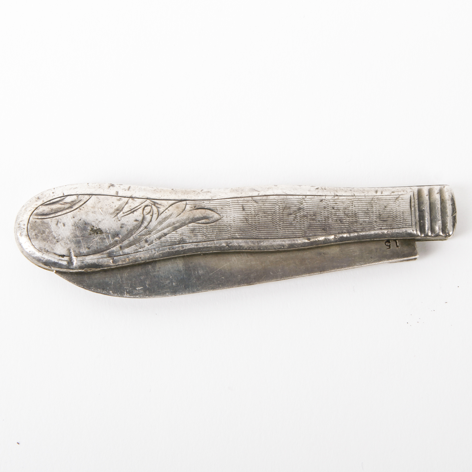 Vintage Coin Silver Pocket Knife