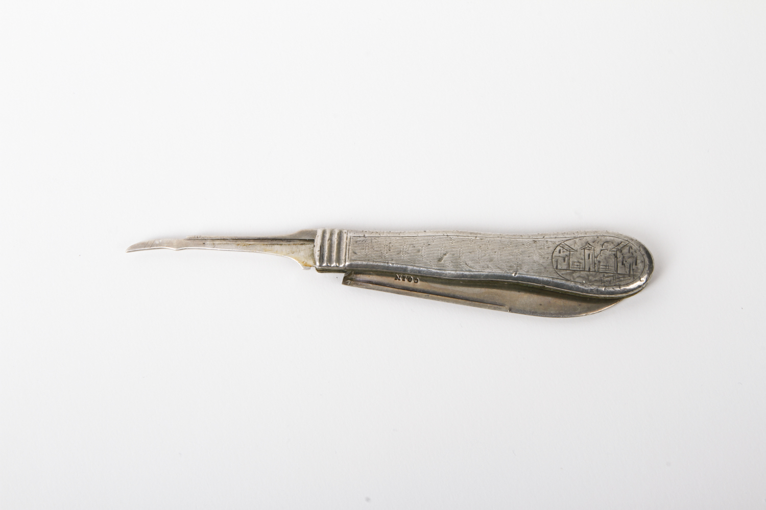 Vintage Coin Silver Pocket Knife