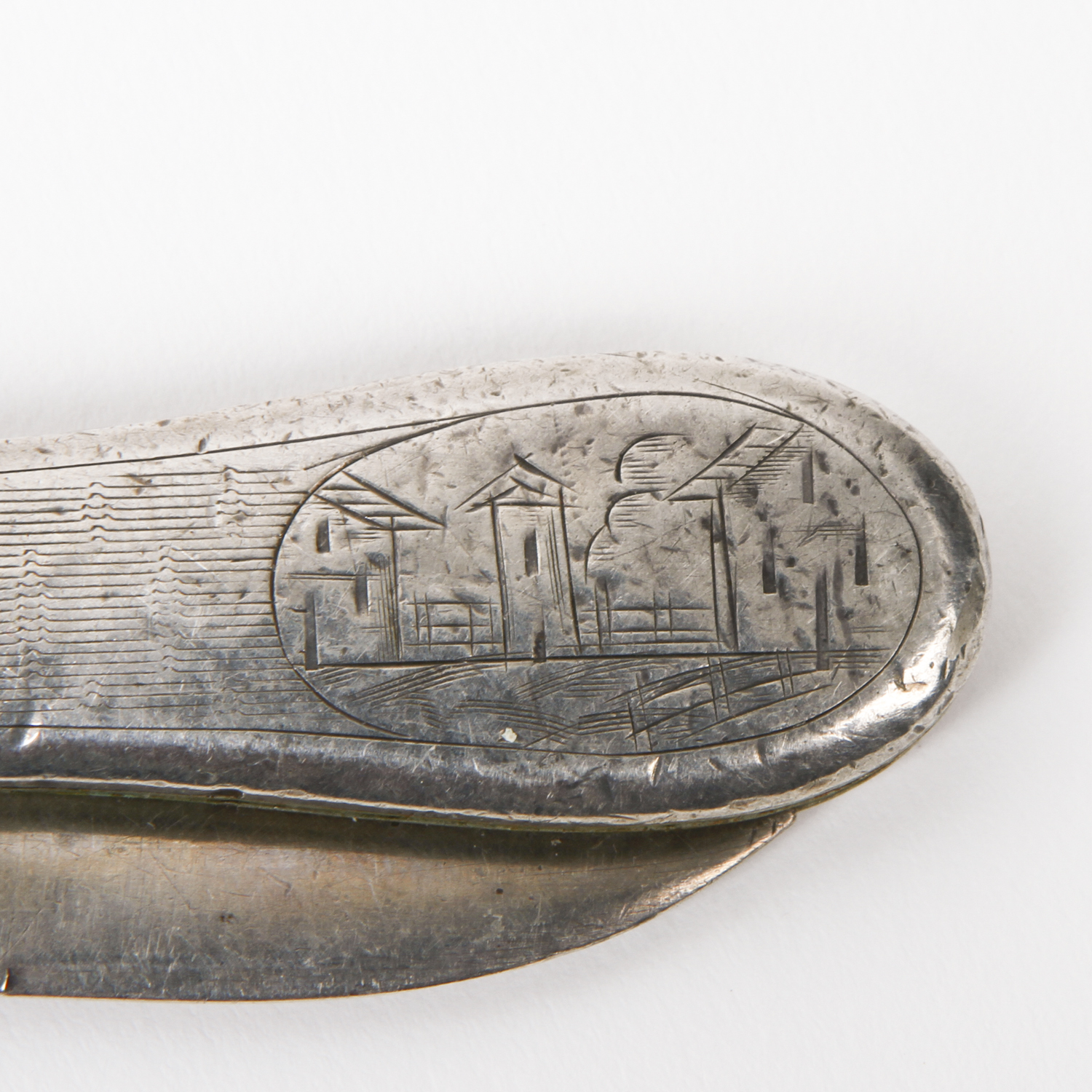 Vintage Coin Silver Pocket Knife