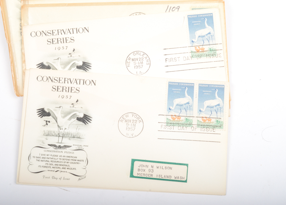 1950s First Day Issue Stamp Collection
