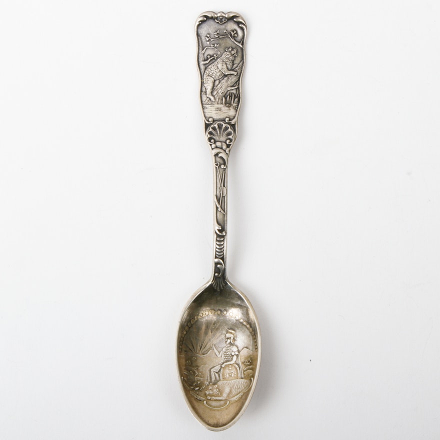 Antique Gorham Sterling Silver Spoon