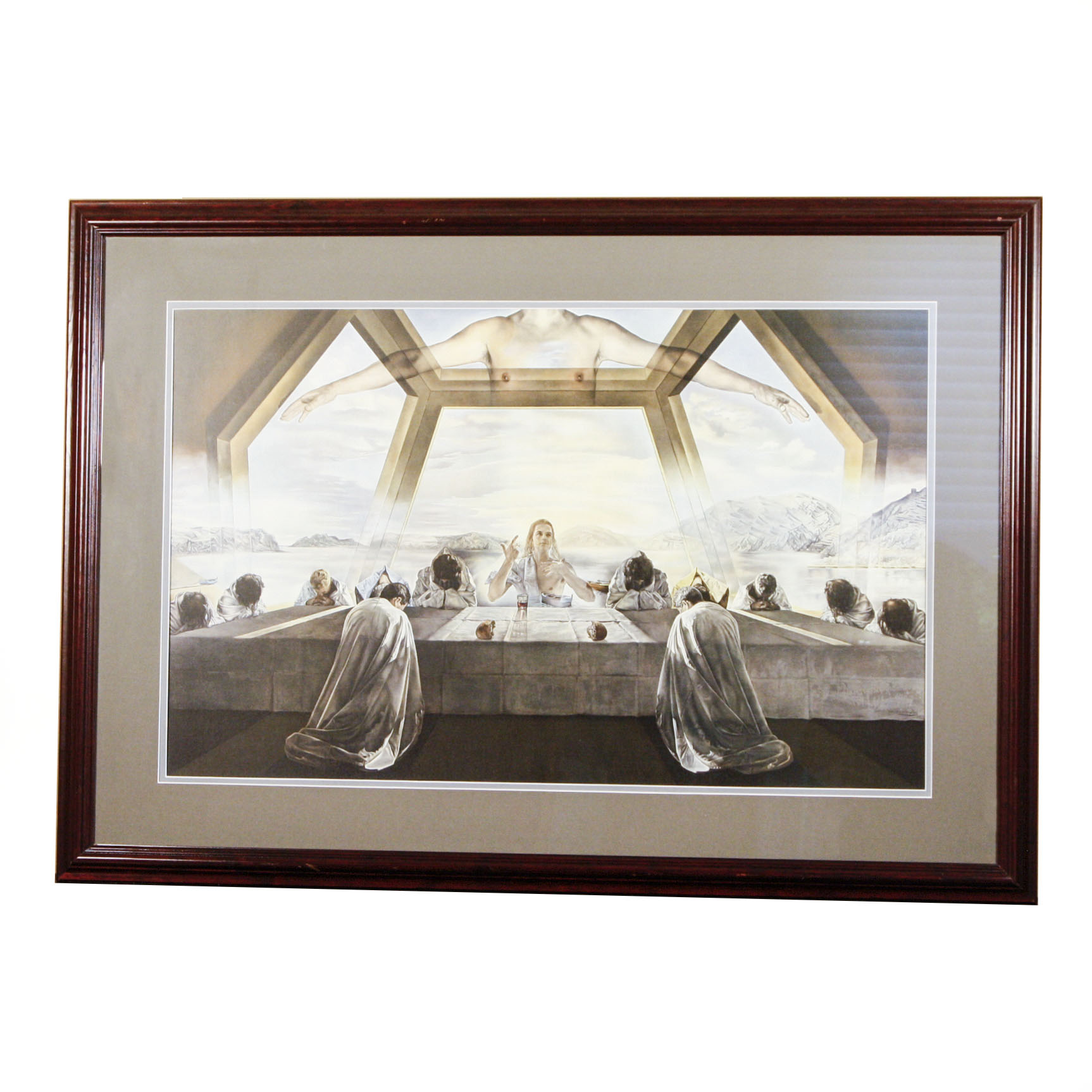 After Salvador Dali Print "The Sacrament of the Last Supper"