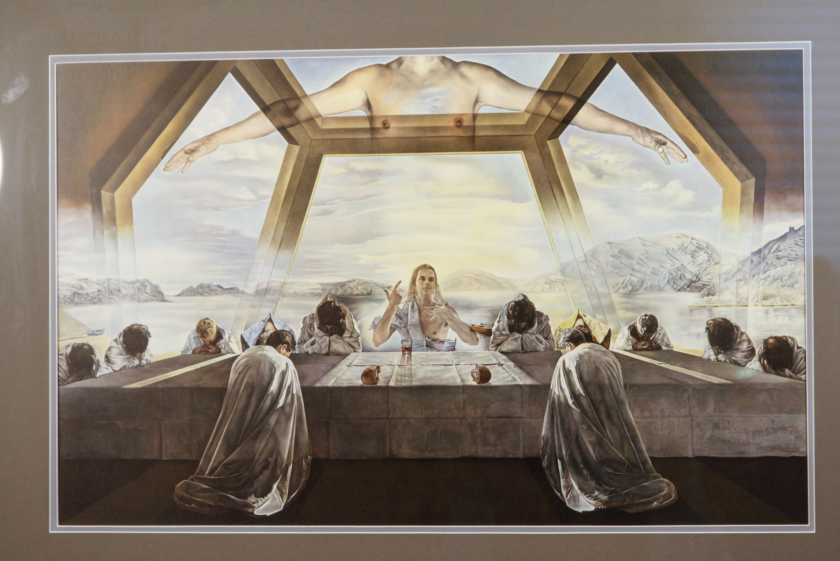 After Salvador Dali Print "The Sacrament of the Last Supper"