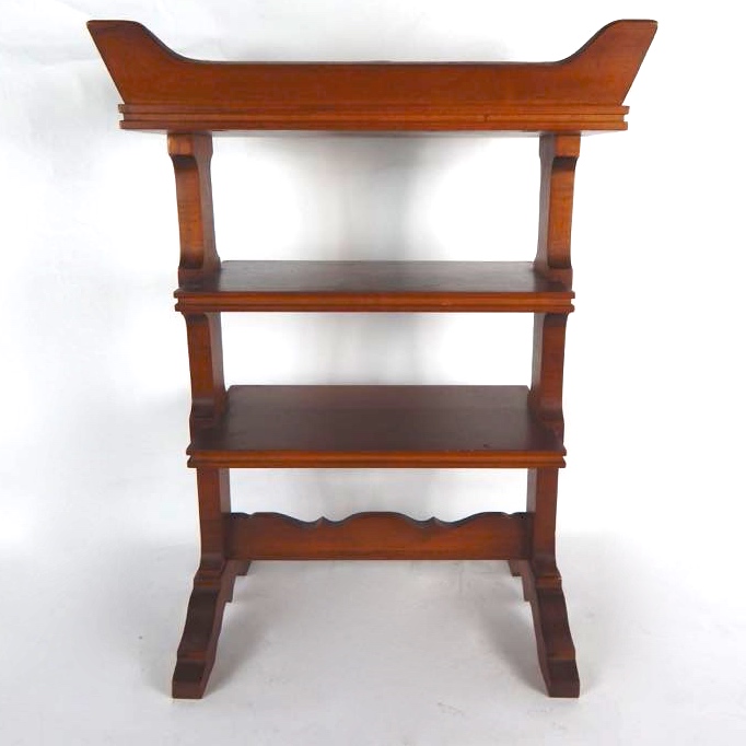 Vintage Side Table And Lighted Globe