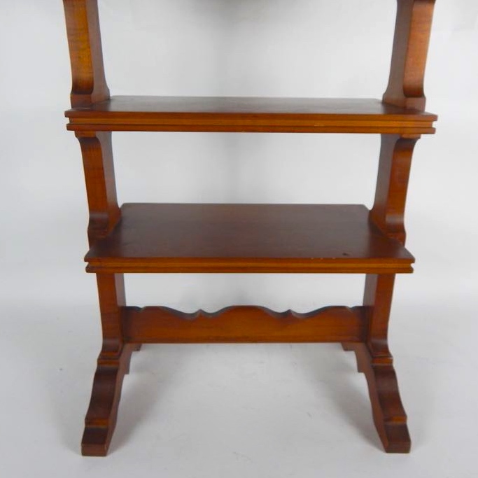 Vintage Side Table And Lighted Globe