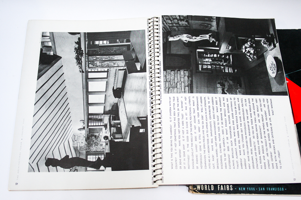 "The Architecture Forum" for 1938 and 1939