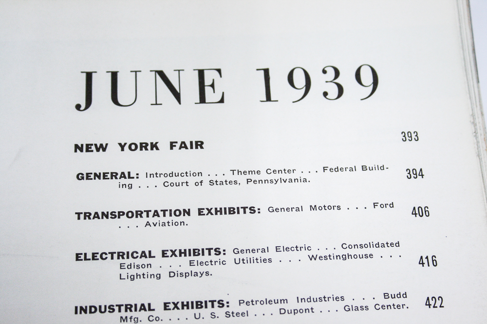 "The Architecture Forum" for 1938 and 1939