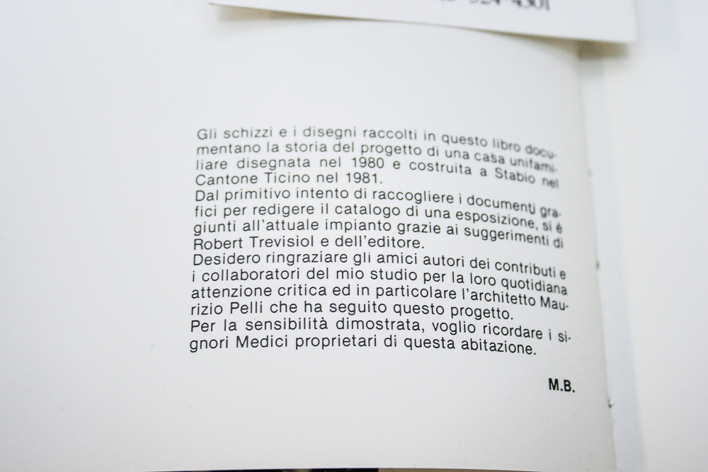 Mario Botta's  "la casa rotonda" and Miles Van Der Rohe "The Museum of Modern Art"