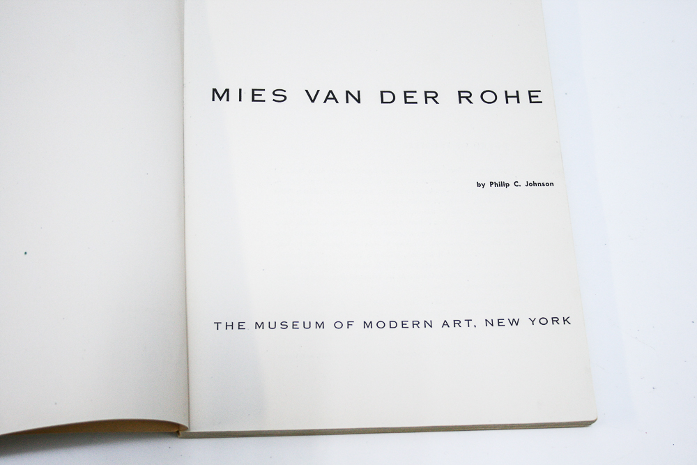 Mario Botta's  "la casa rotonda" and Miles Van Der Rohe "The Museum of Modern Art"