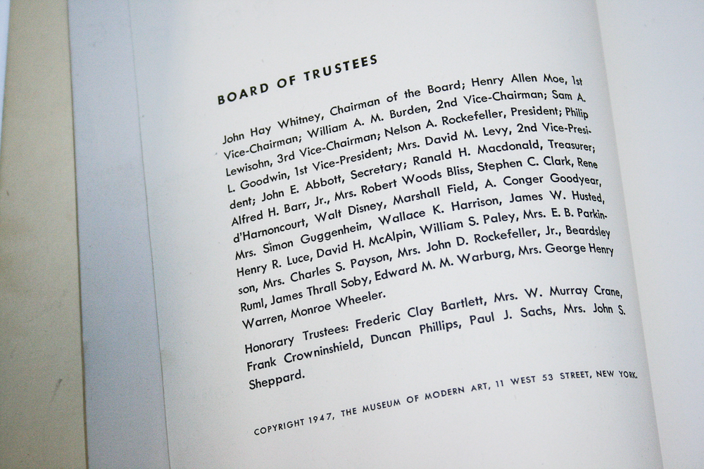 Mario Botta's  "la casa rotonda" and Miles Van Der Rohe "The Museum of Modern Art"