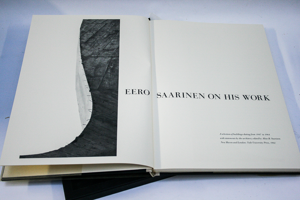 1962 First Edition "Eero Saarinen On His Work" by Aline B. Saarinen