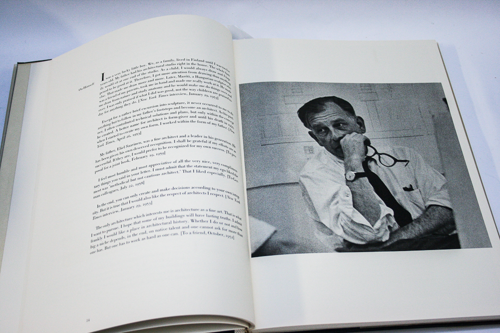 1962 First Edition "Eero Saarinen On His Work" by Aline B. Saarinen