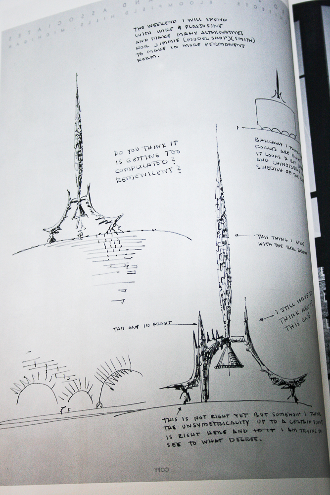 1962 First Edition "Eero Saarinen On His Work" by Aline B. Saarinen