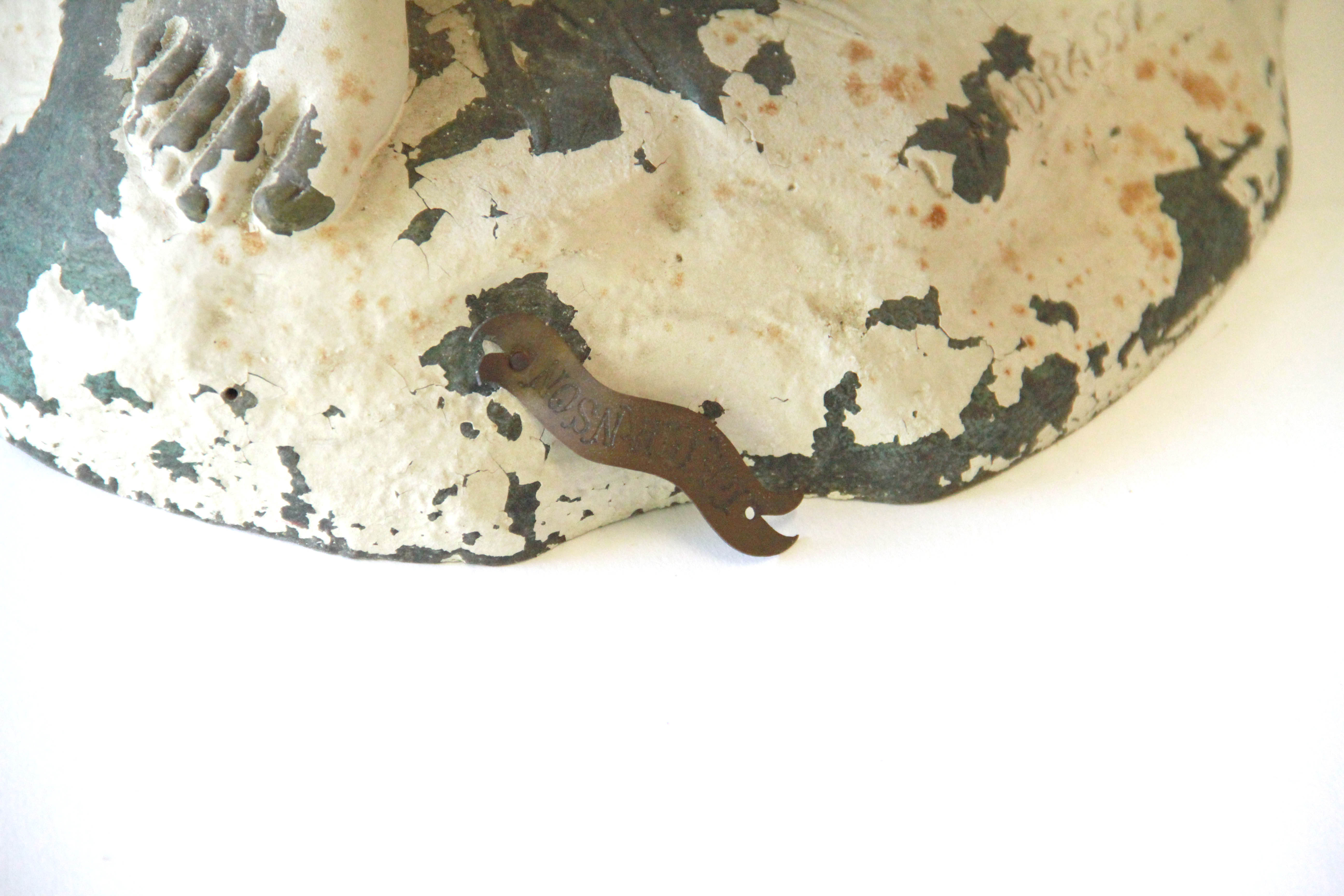 After Henri Louis LeVasseur Metal Garden Statue " La Chanson"