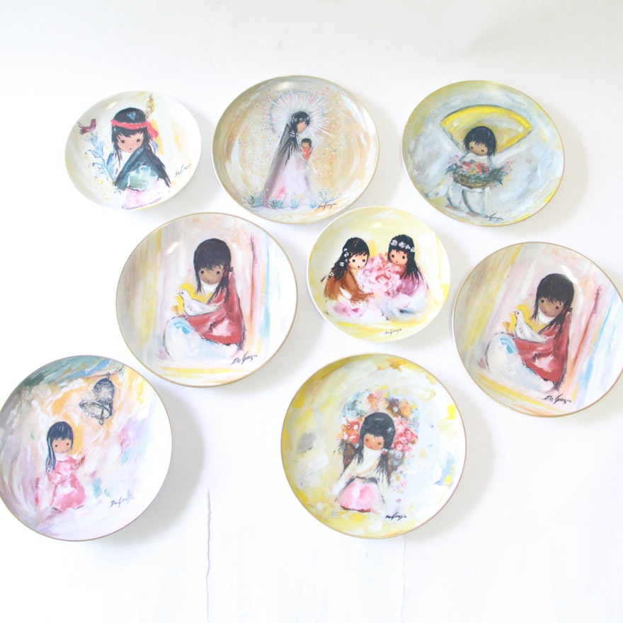 DeGrazia Limited Edition Plates Including Gorham and Fairmont