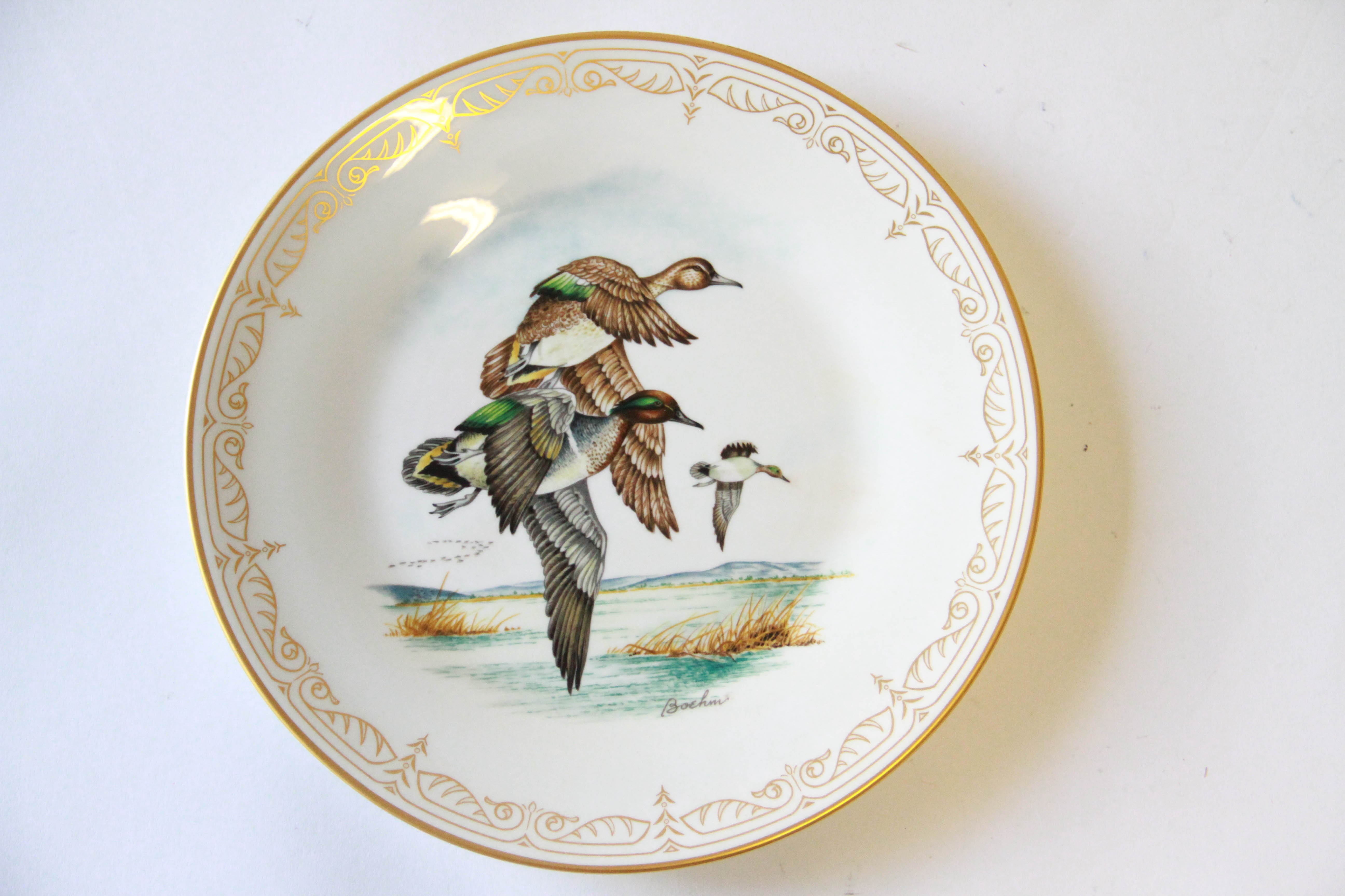 Limited Edition Edward Marshall Boehm "Water Bird" Plate Collection