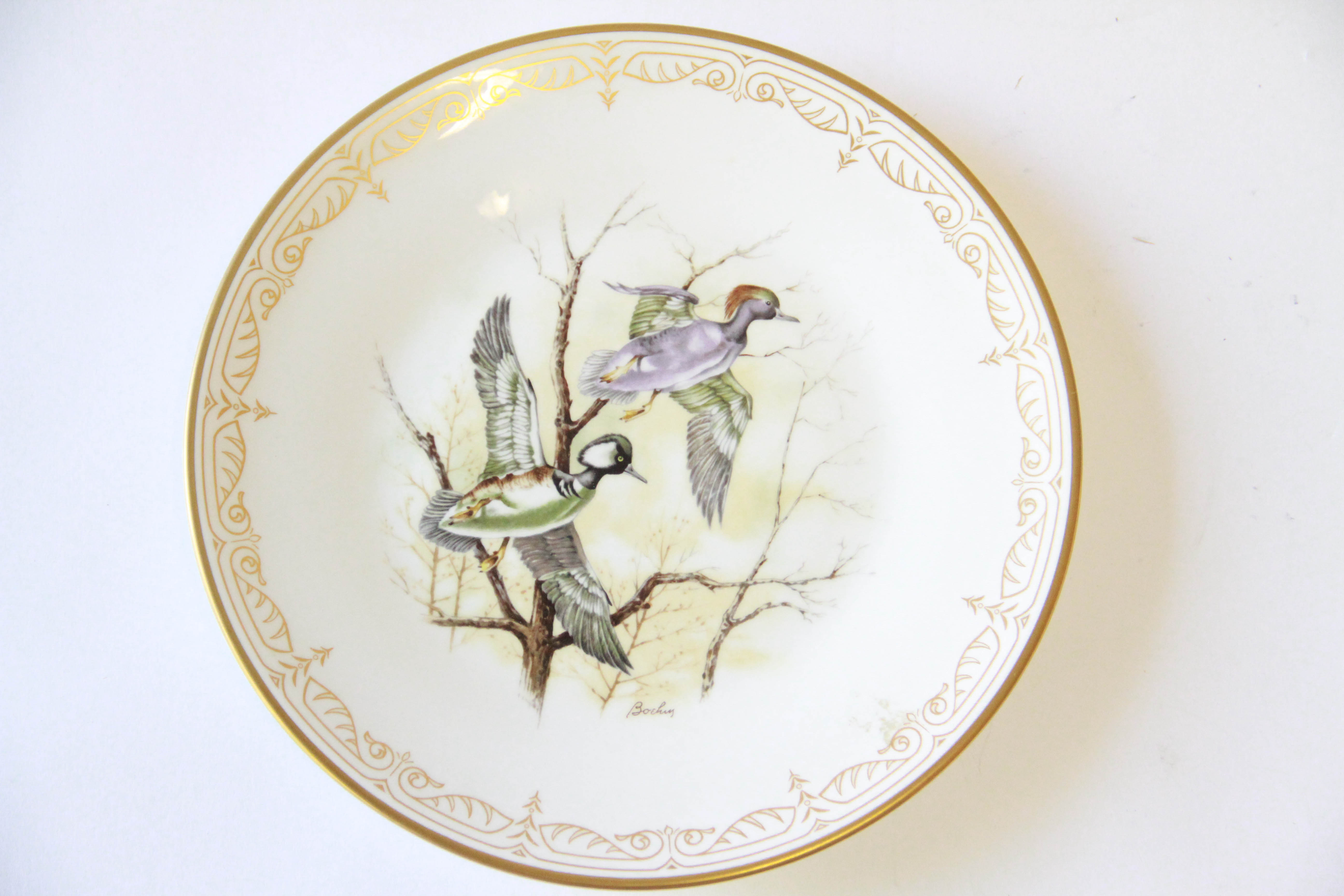 Limited Edition Edward Marshall Boehm "Water Bird" Plate Collection