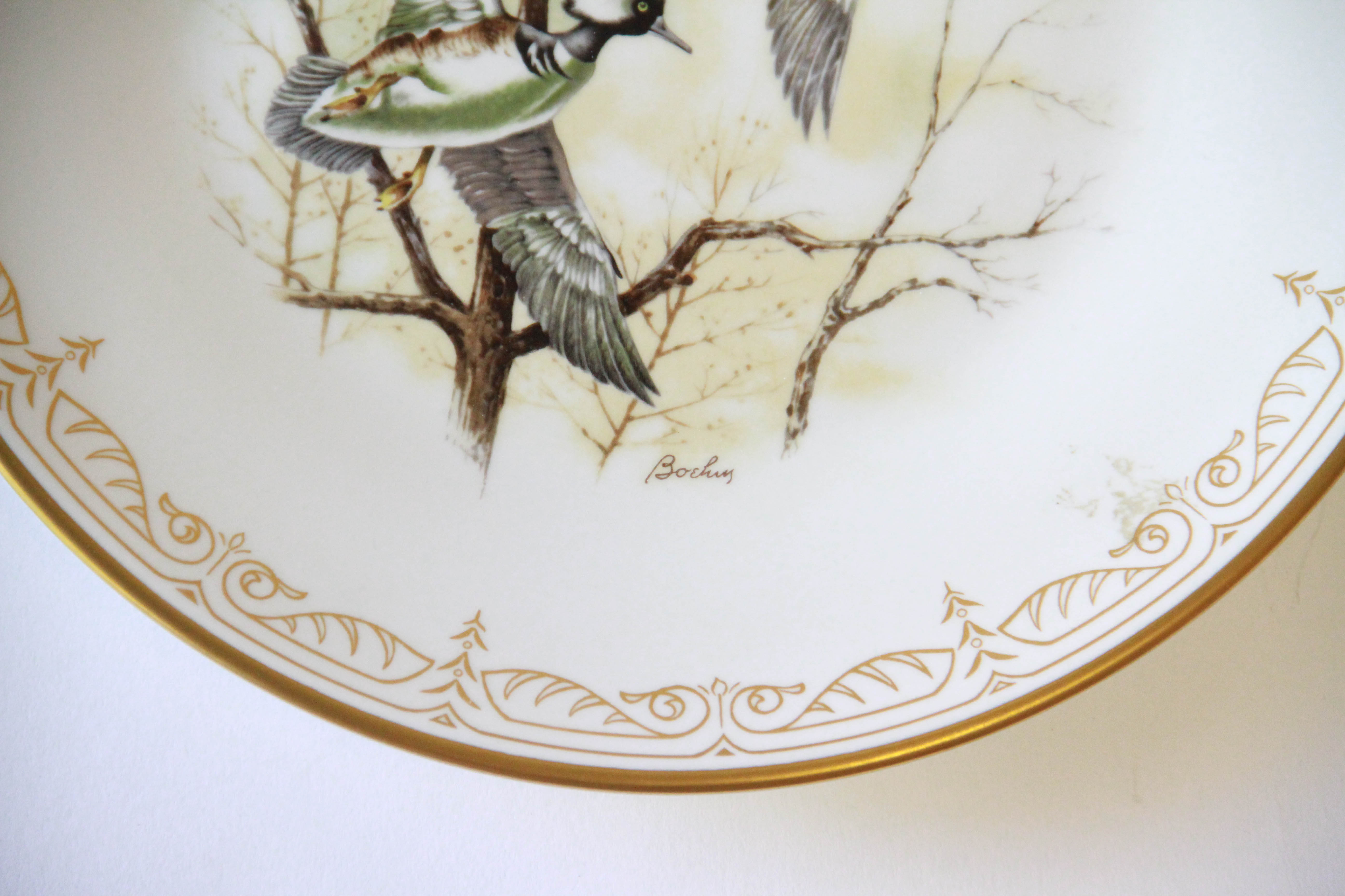 Limited Edition Edward Marshall Boehm "Water Bird" Plate Collection
