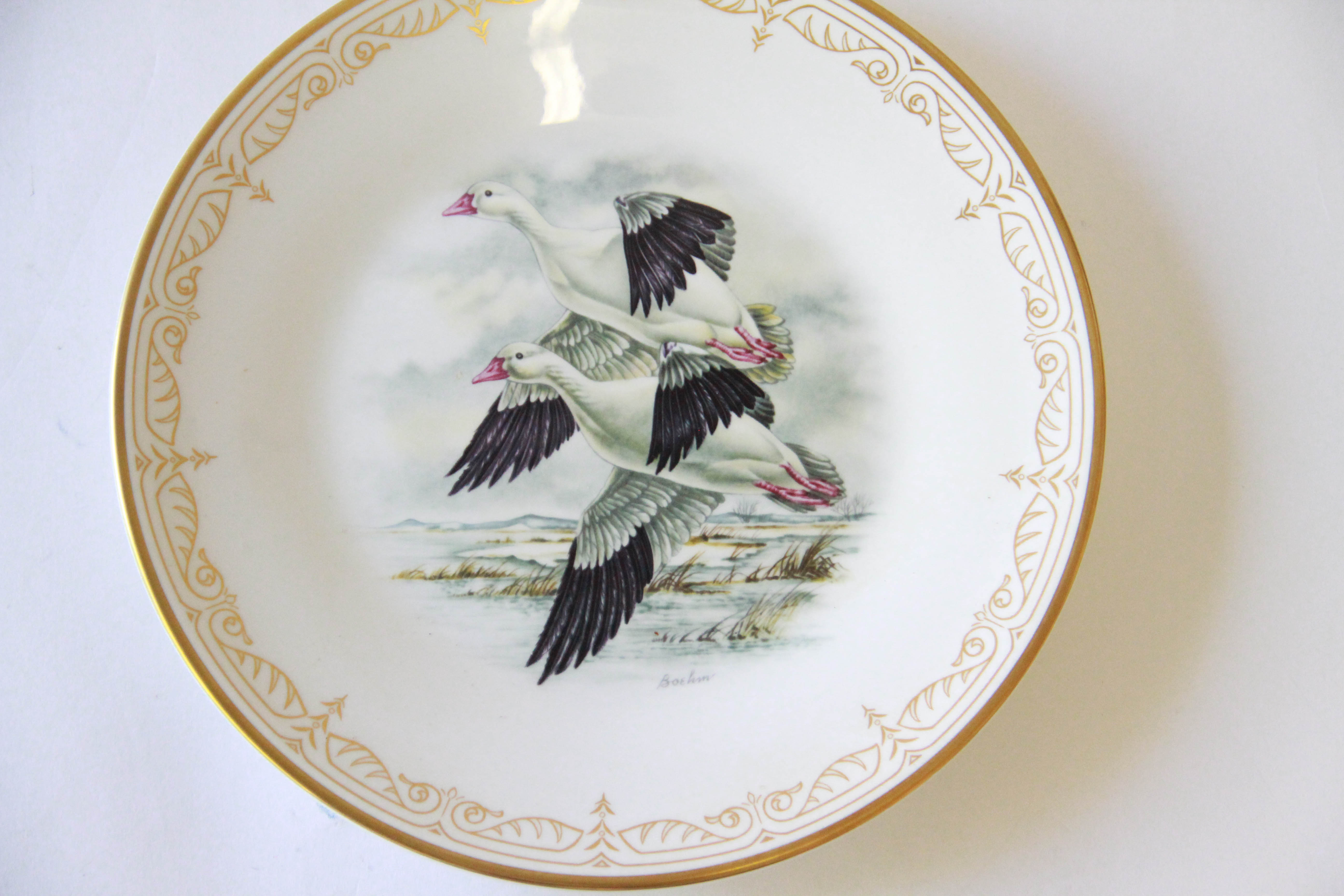 Limited Edition Edward Marshall Boehm "Water Bird" Plate Collection