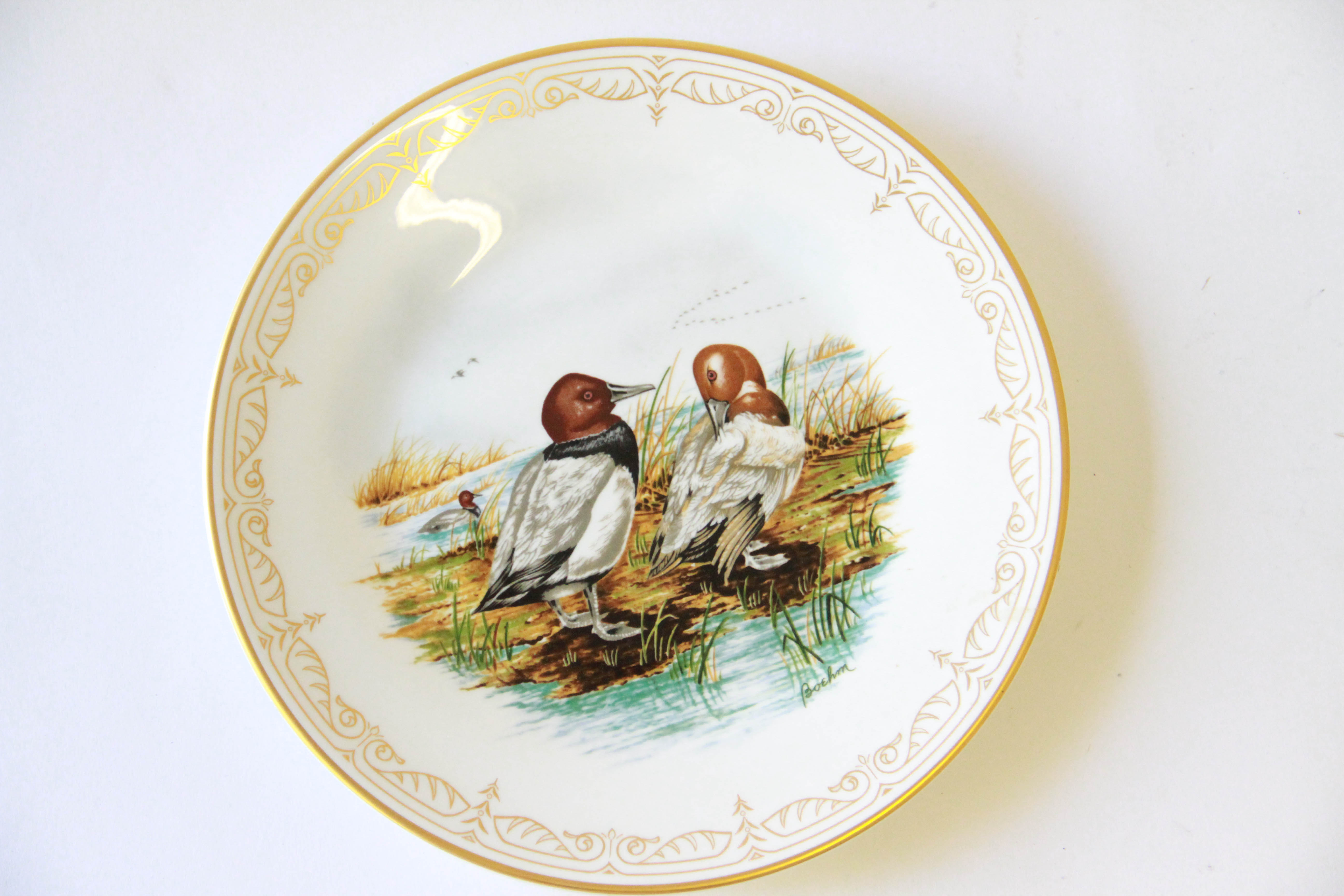 Limited Edition Edward Marshall Boehm "Water Bird" Plate Collection