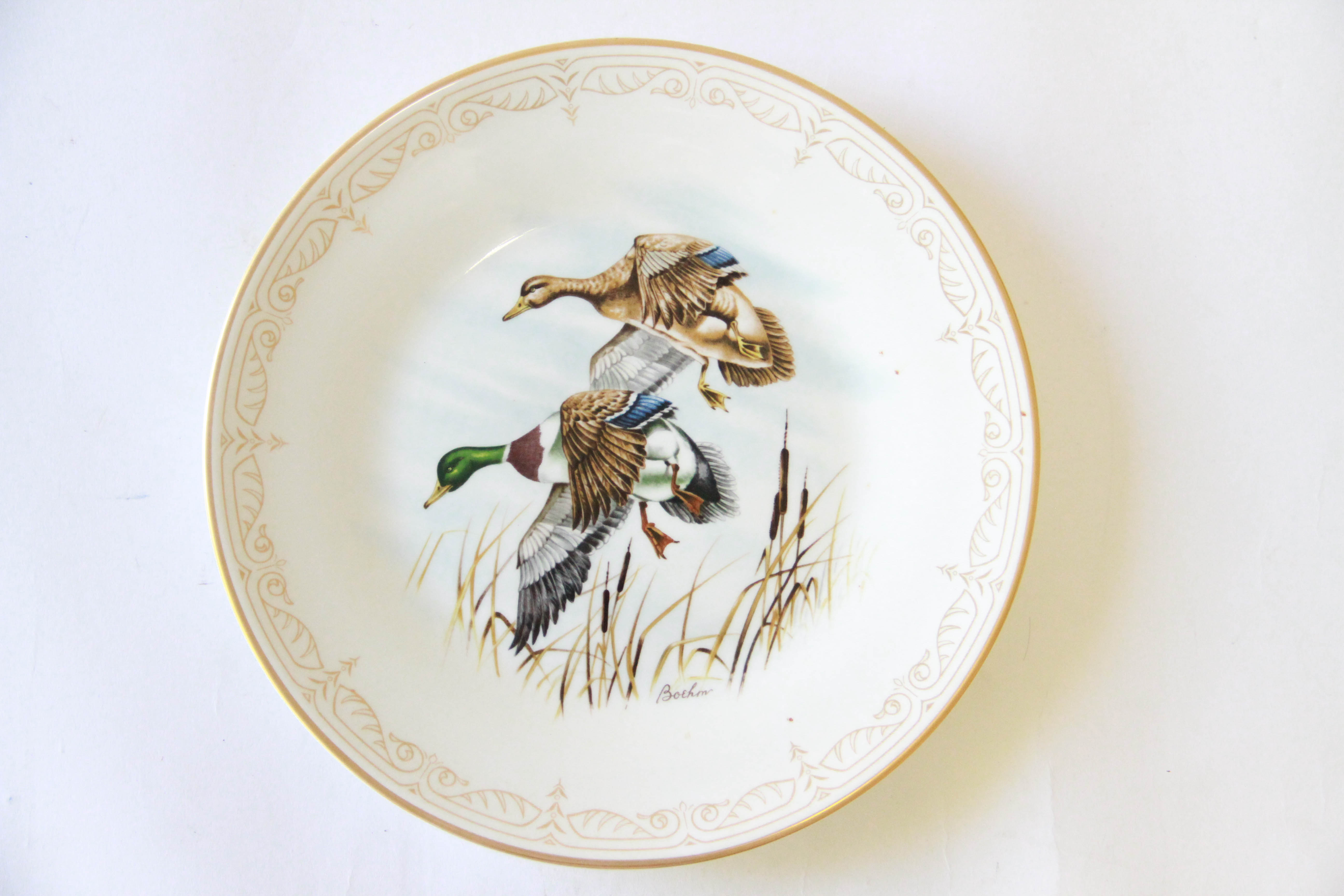 Limited Edition Edward Marshall Boehm "Water Bird" Plate Collection