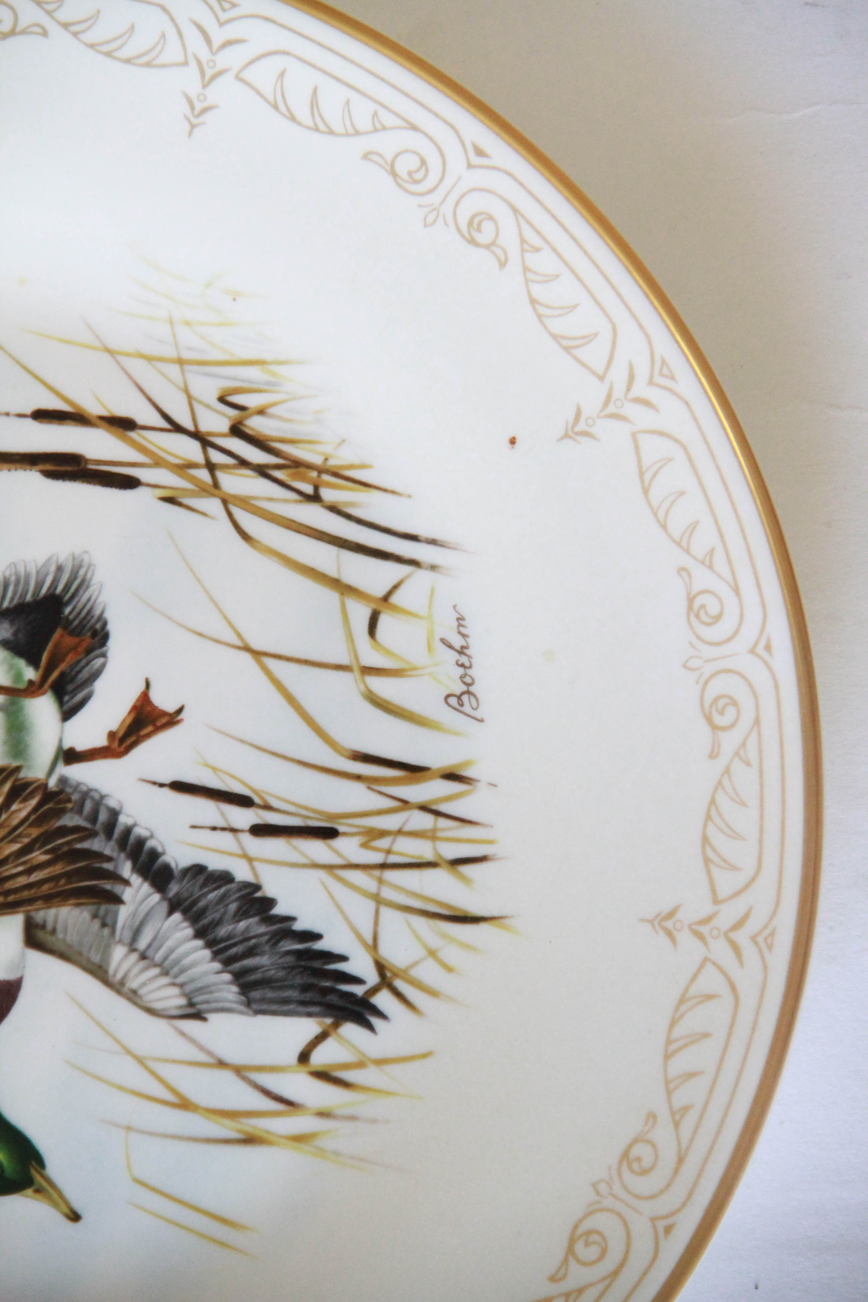 Limited Edition Edward Marshall Boehm "Water Bird" Plate Collection