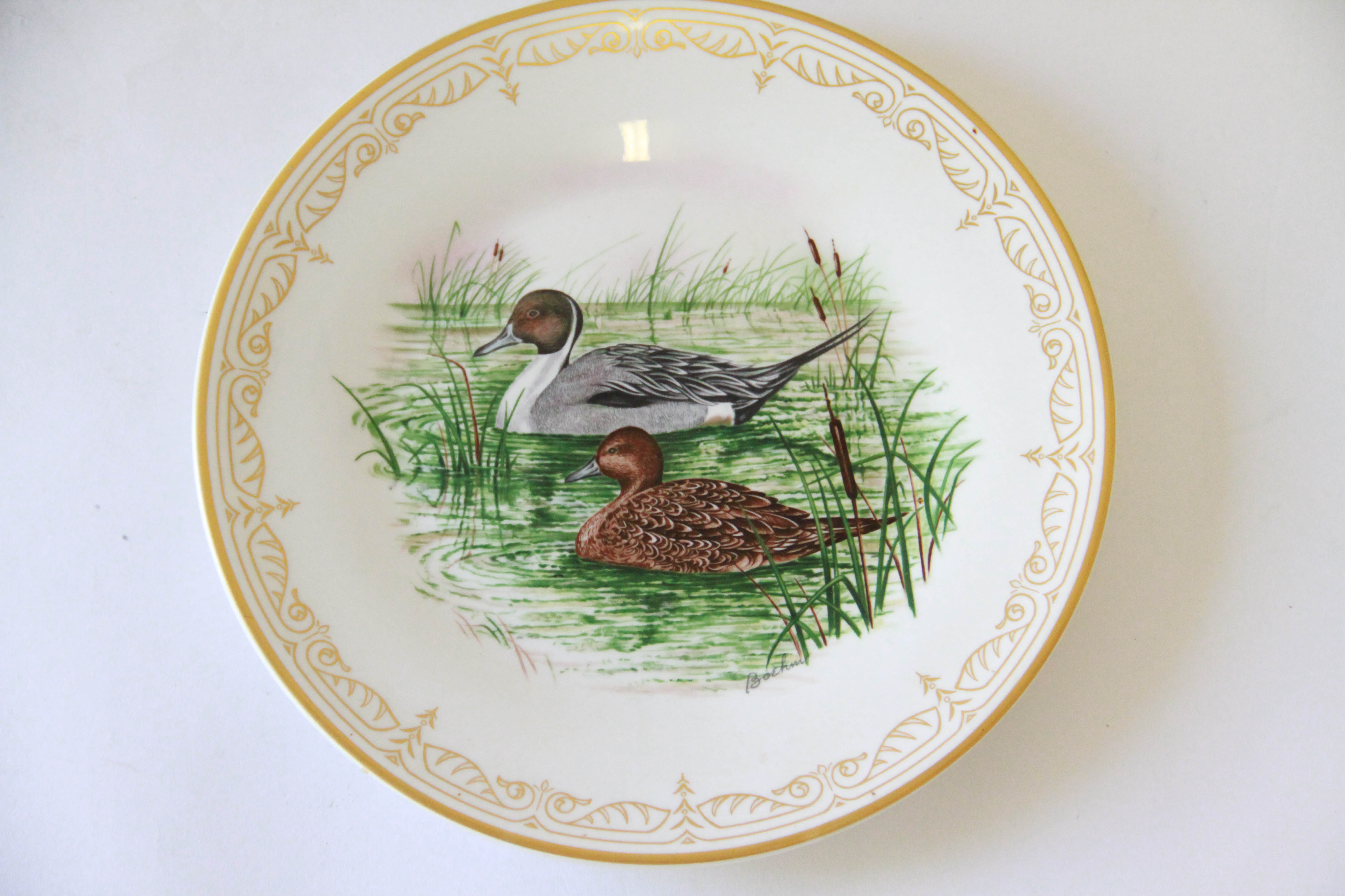 Limited Edition Edward Marshall Boehm "Water Bird" Plate Collection