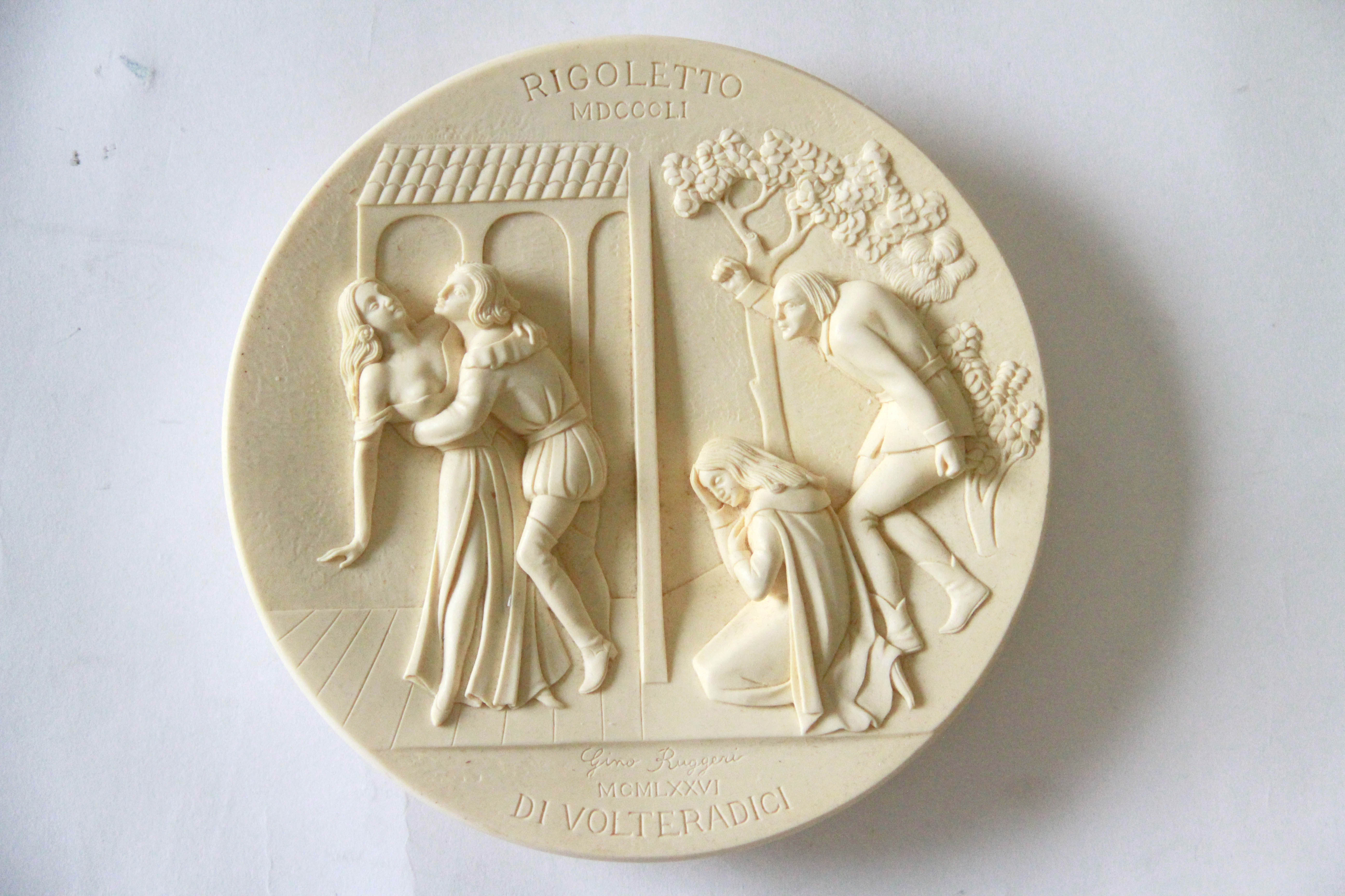 Museo Teatrale alla Scala Bas Relief Plates
