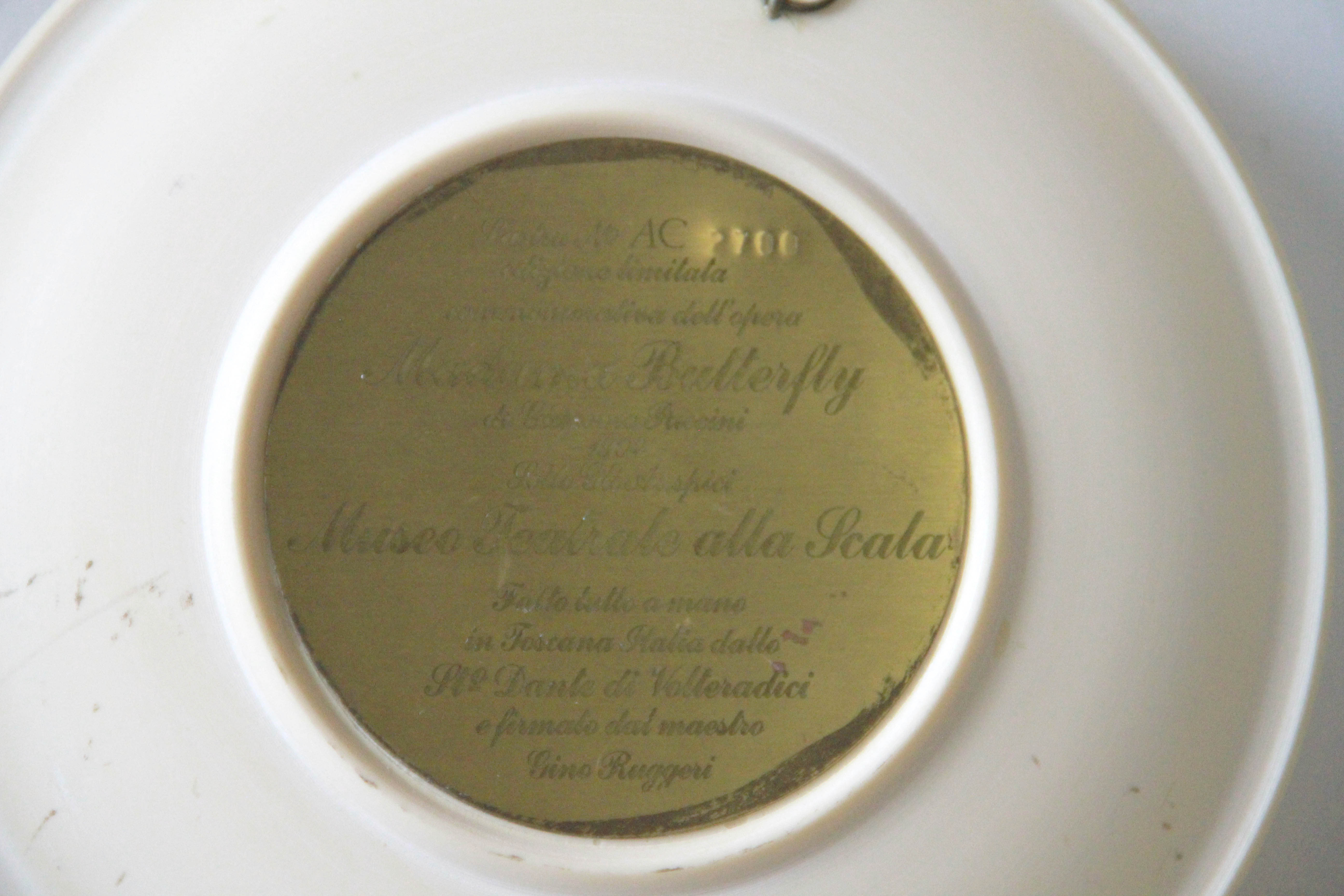 Museo Teatrale alla Scala Bas Relief Plates