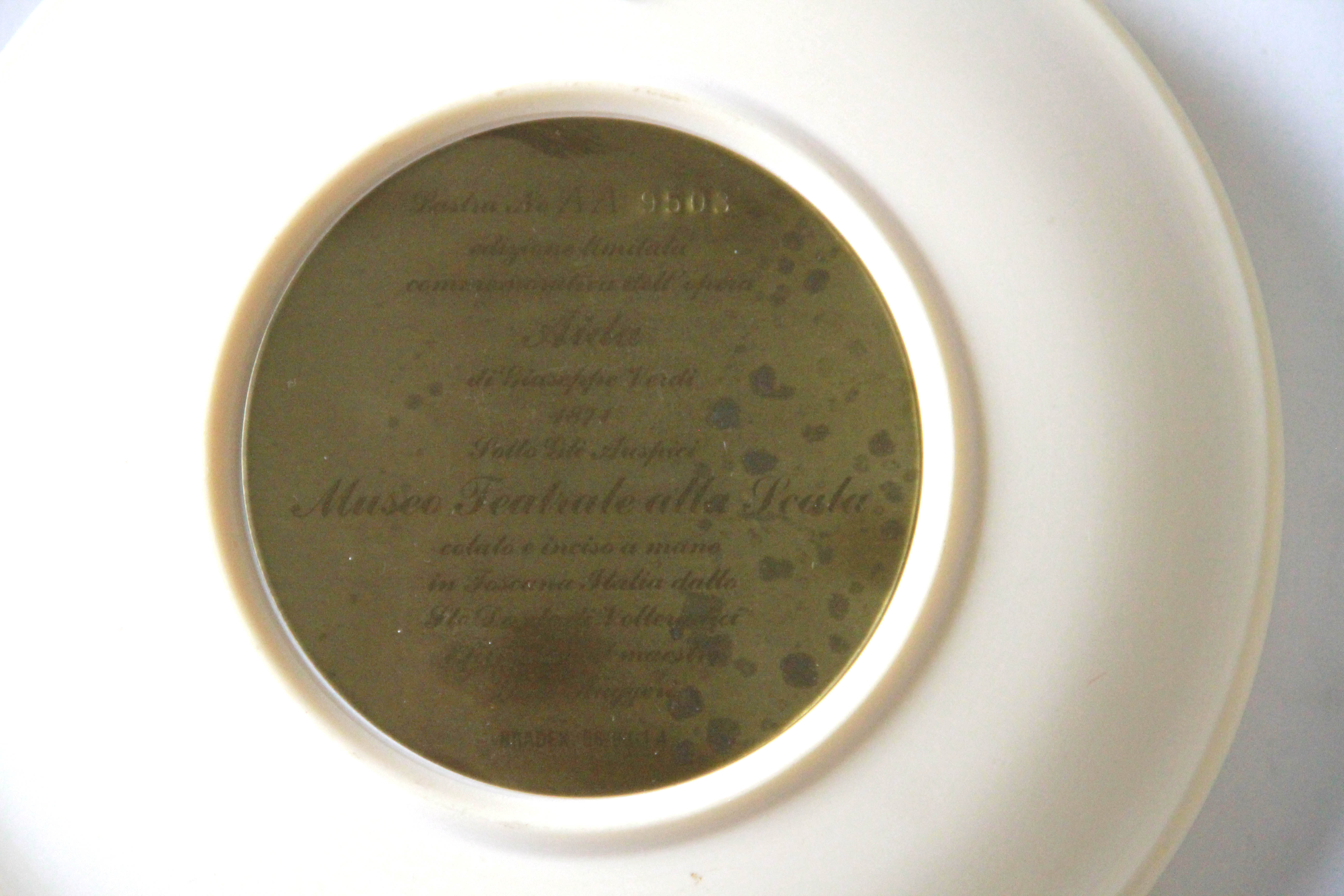 Museo Teatrale alla Scala Bas Relief Plates