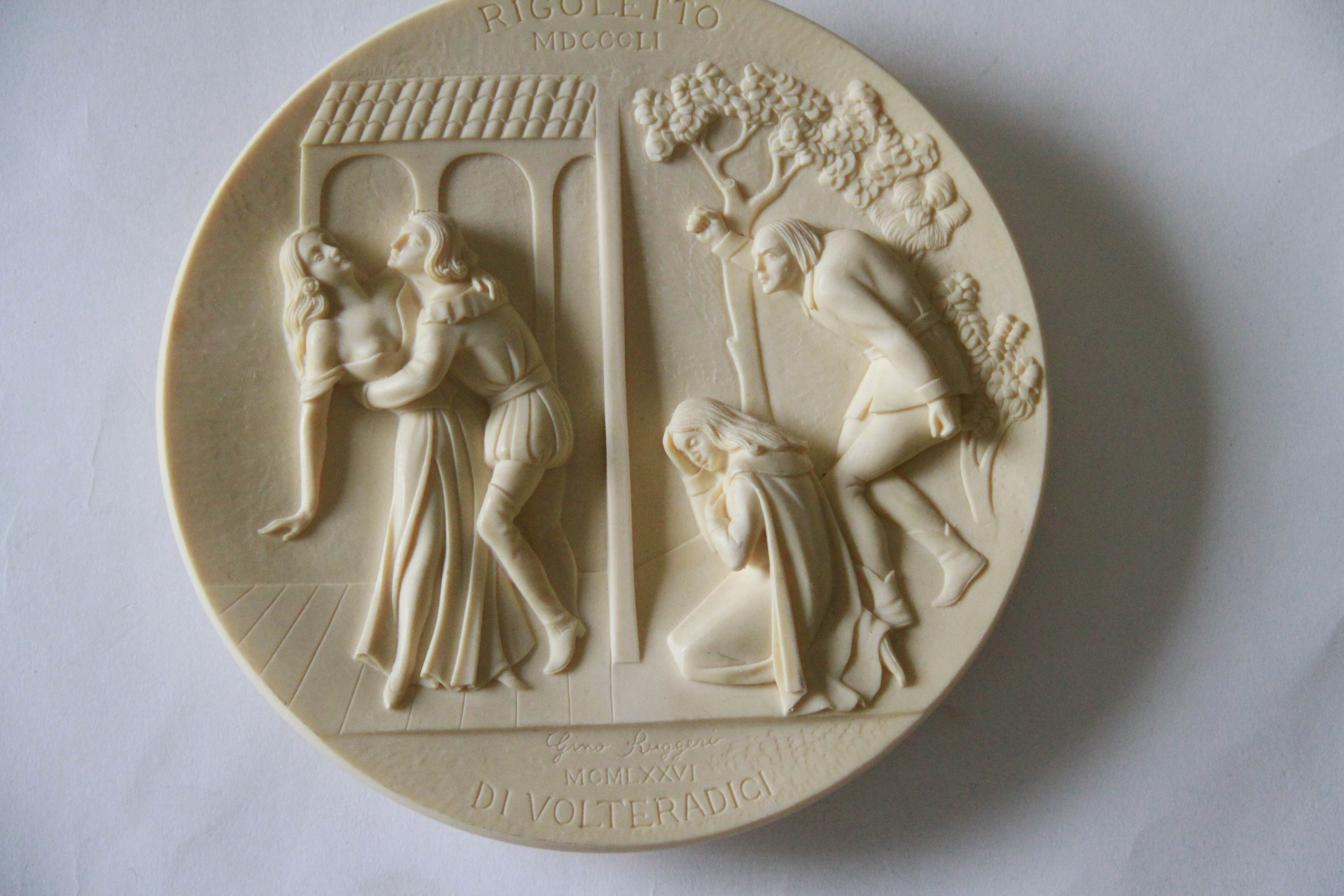 Museo Teatrale alla Scala Bas Relief Plates