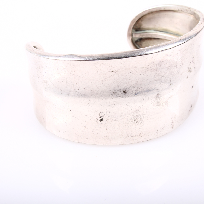 Vintage Mexican Sterling Silver Cuff Bracelet