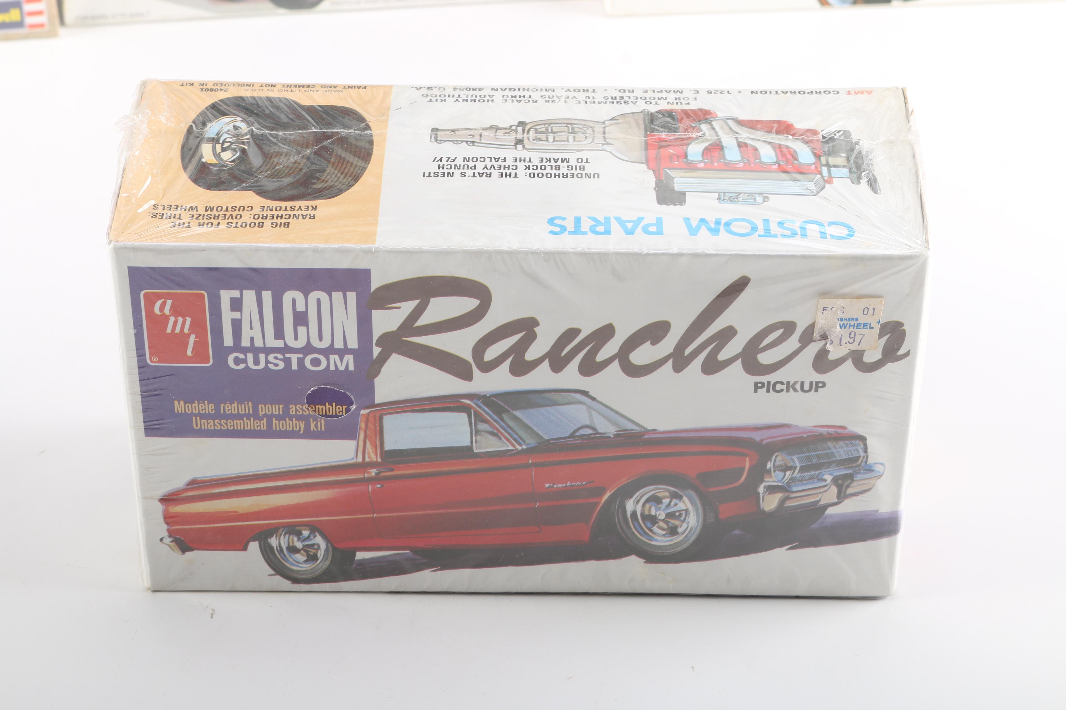 1960s and 1970s Car and Pickup Model Kits