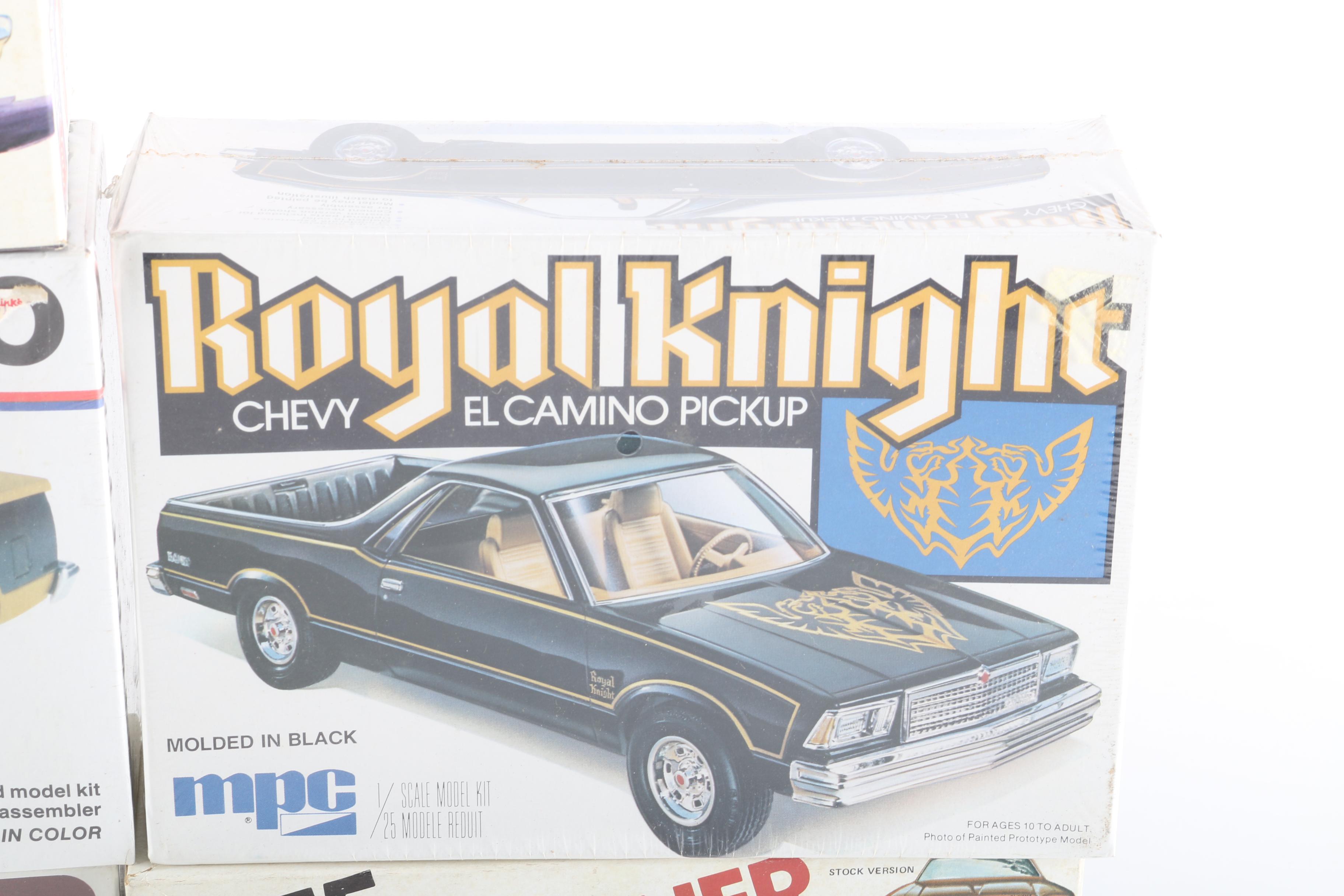 1960s and 1970s Car and Pickup Model Kits