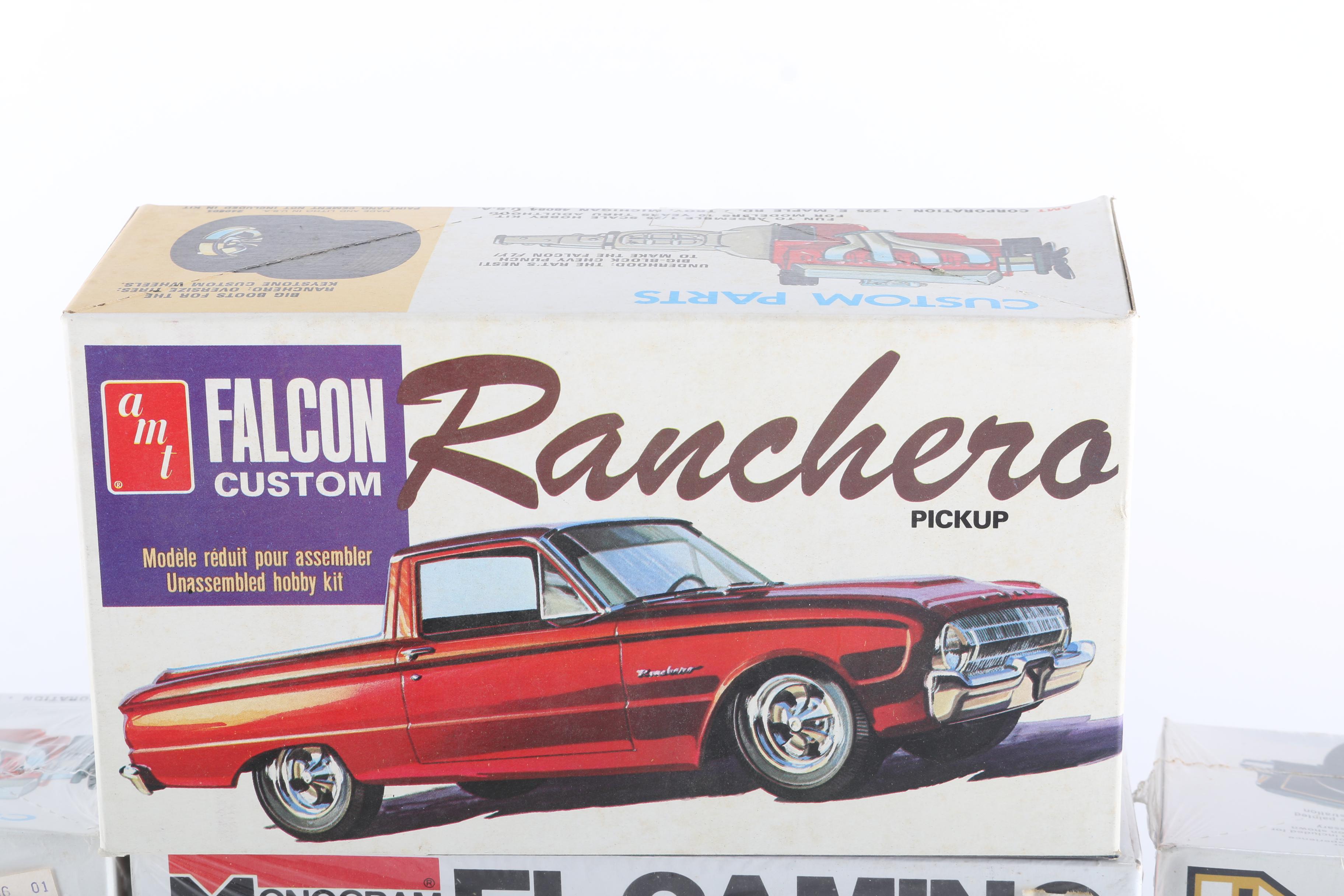 1960s and 1970s Car and Pickup Model Kits