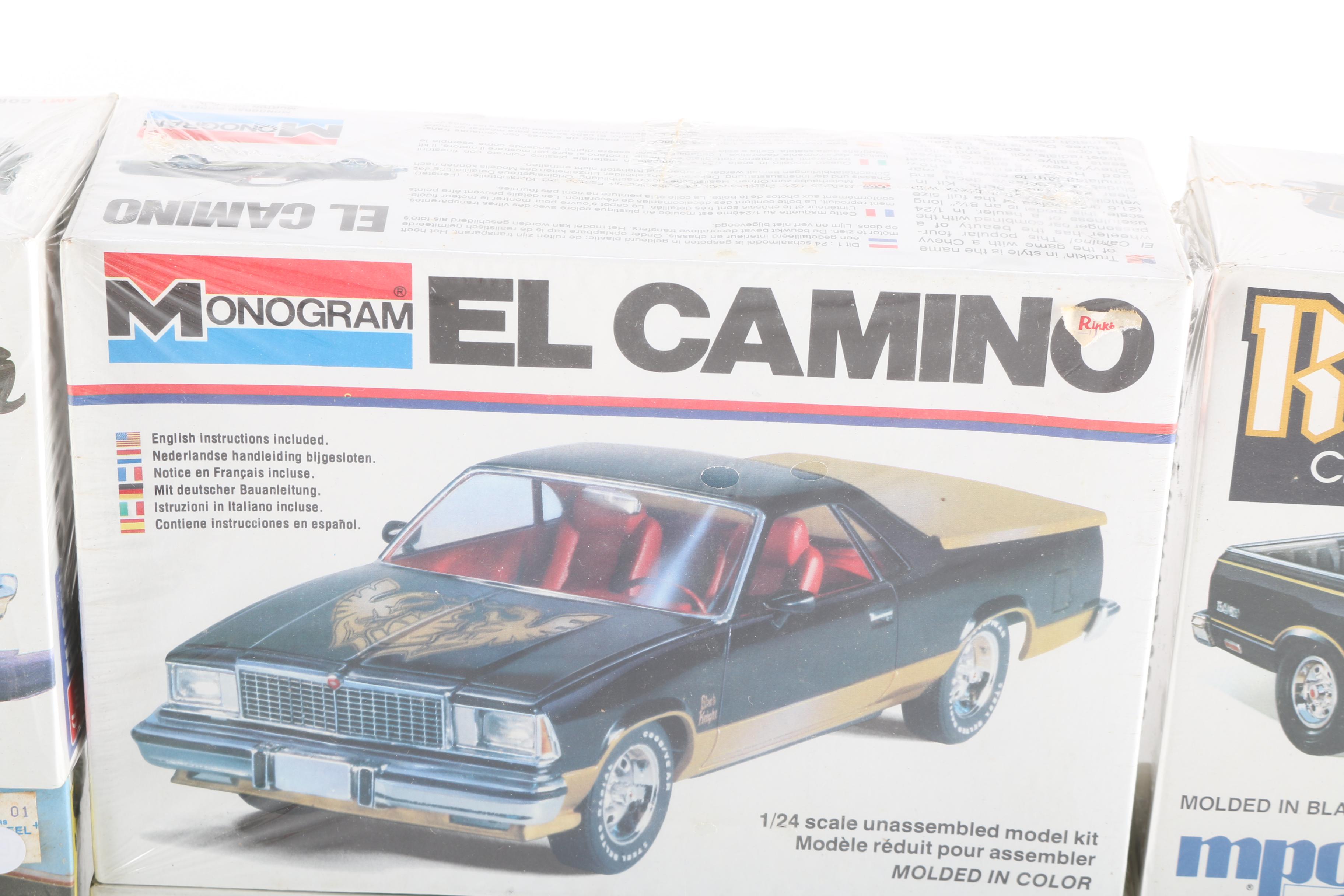 1960s and 1970s Car and Pickup Model Kits