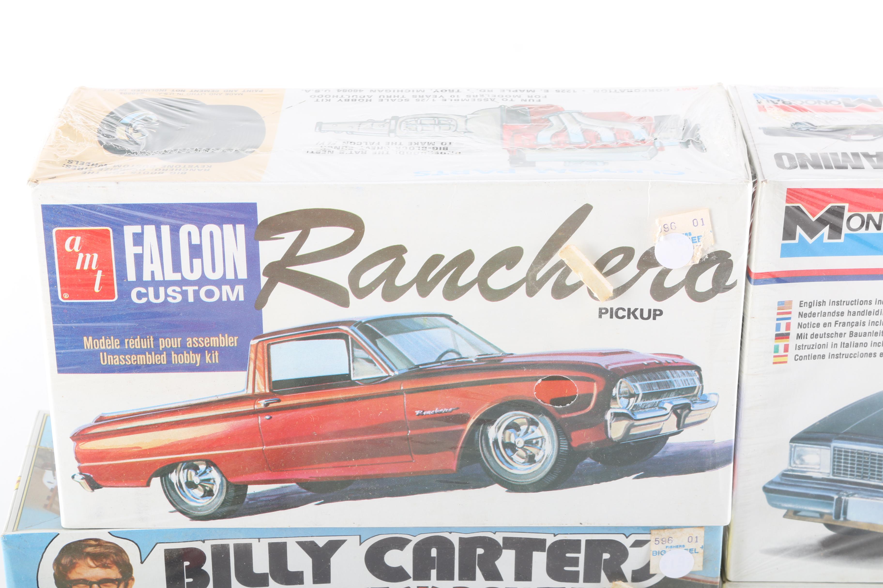 1960s and 1970s Car and Pickup Model Kits