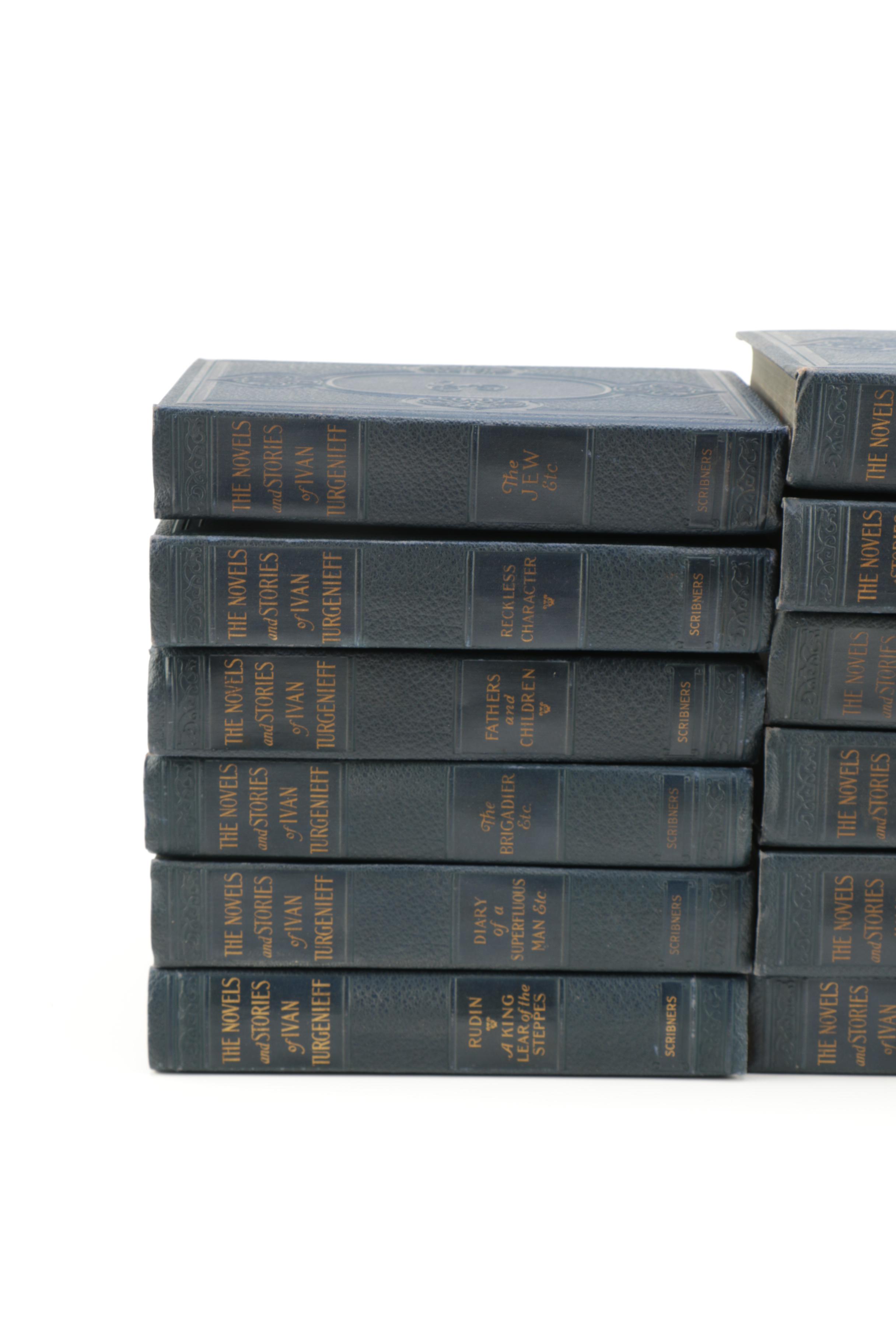 Set of "The Novels and Stories of Ivan Turgenieff"