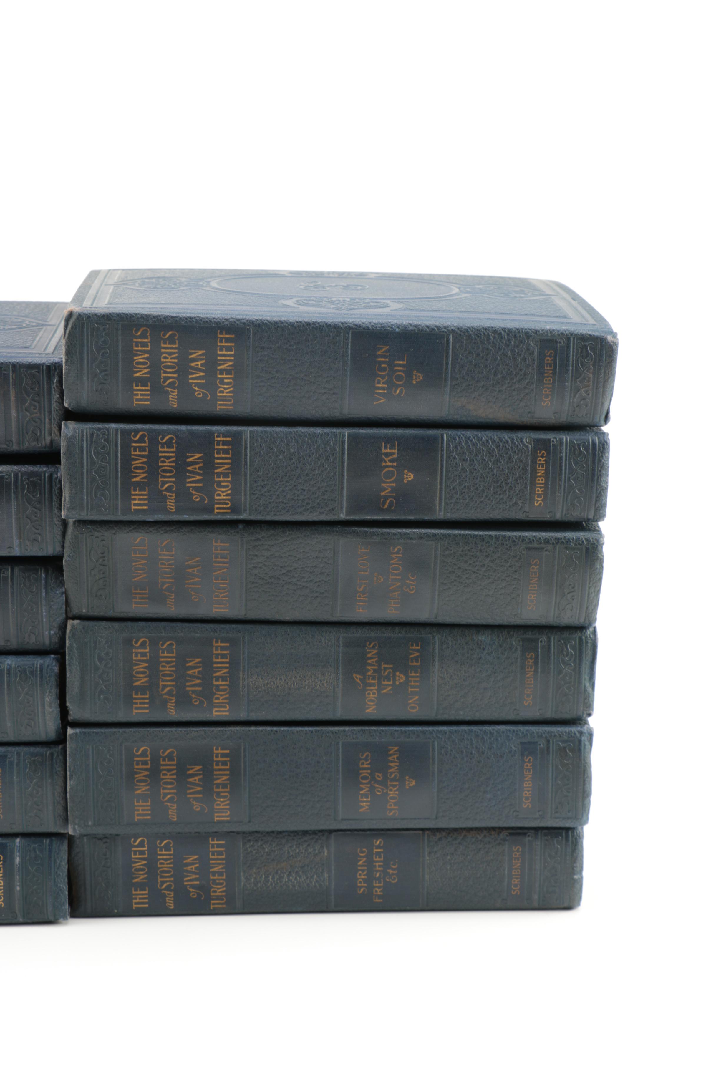 Set of "The Novels and Stories of Ivan Turgenieff"