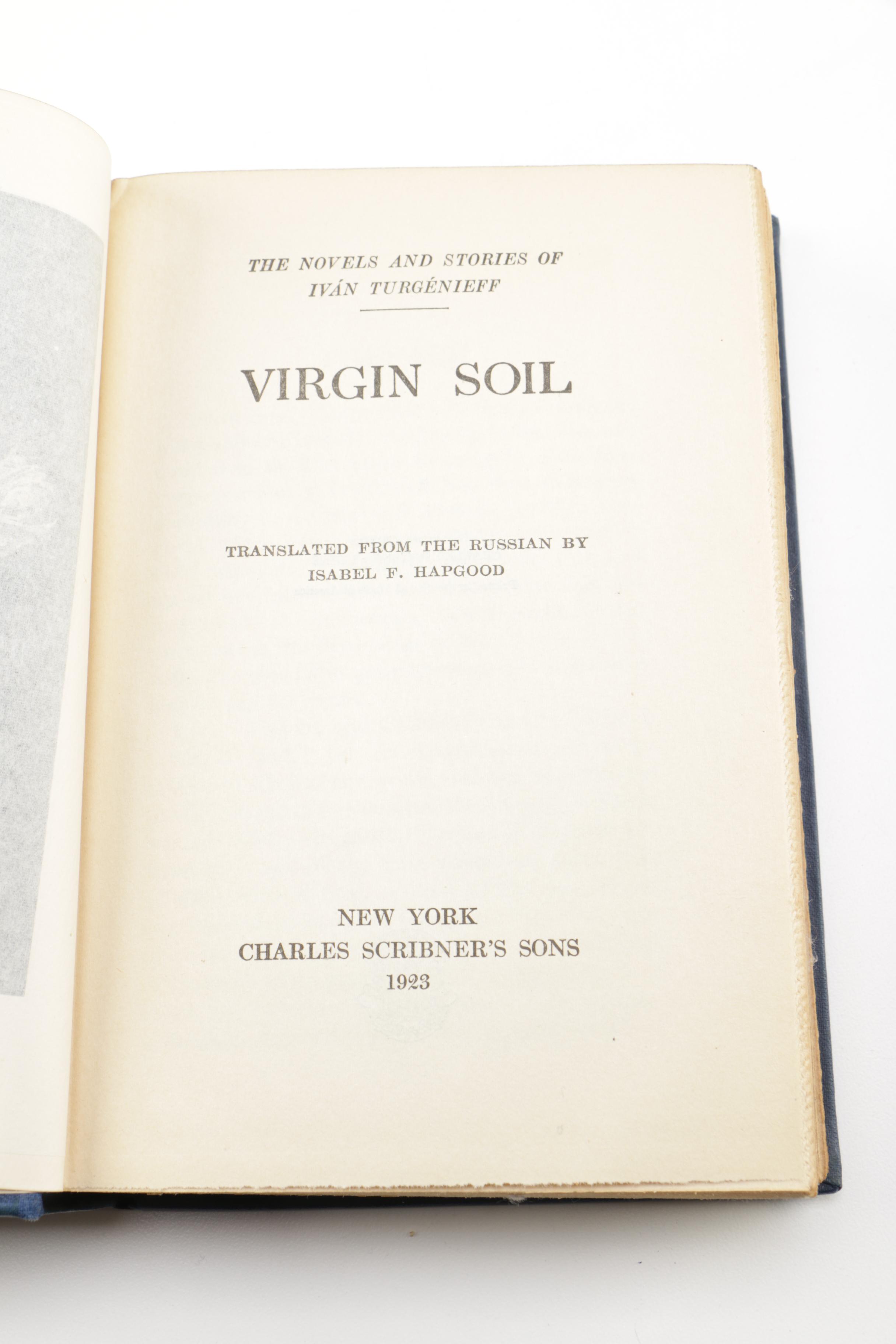 Set of "The Novels and Stories of Ivan Turgenieff"
