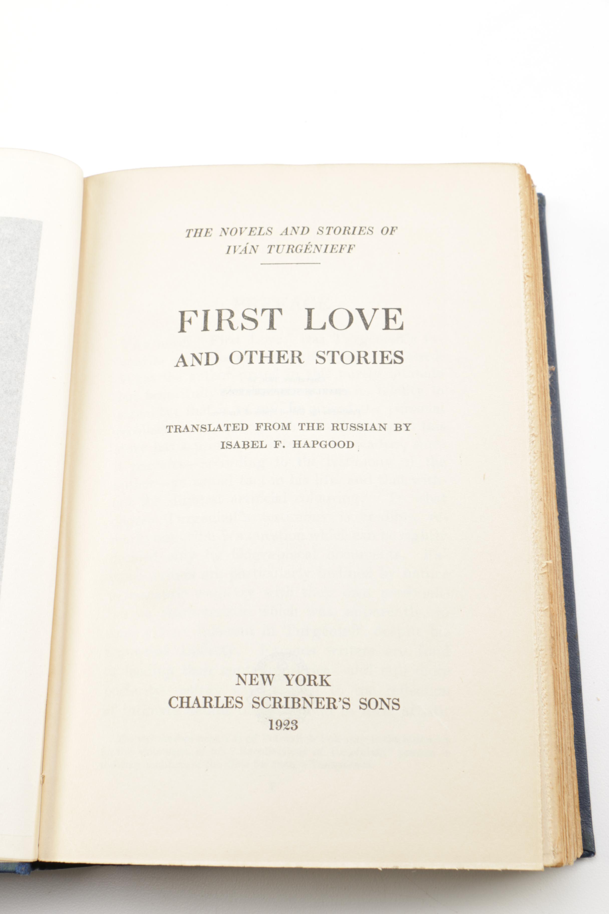 Set of "The Novels and Stories of Ivan Turgenieff"