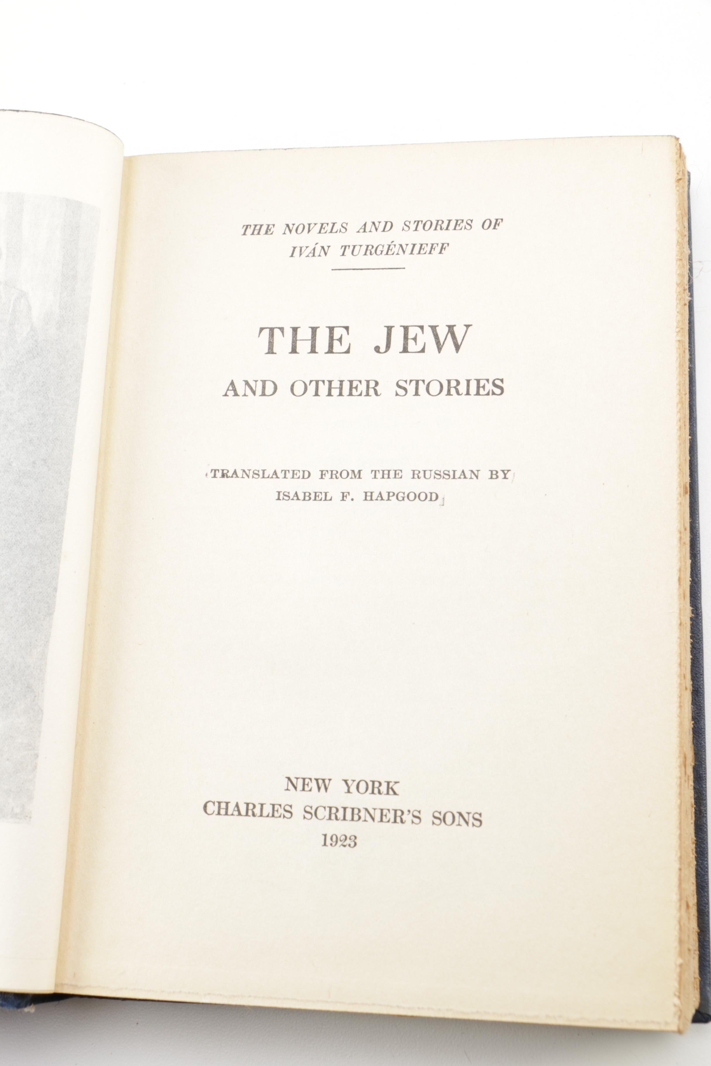 Set of "The Novels and Stories of Ivan Turgenieff"
