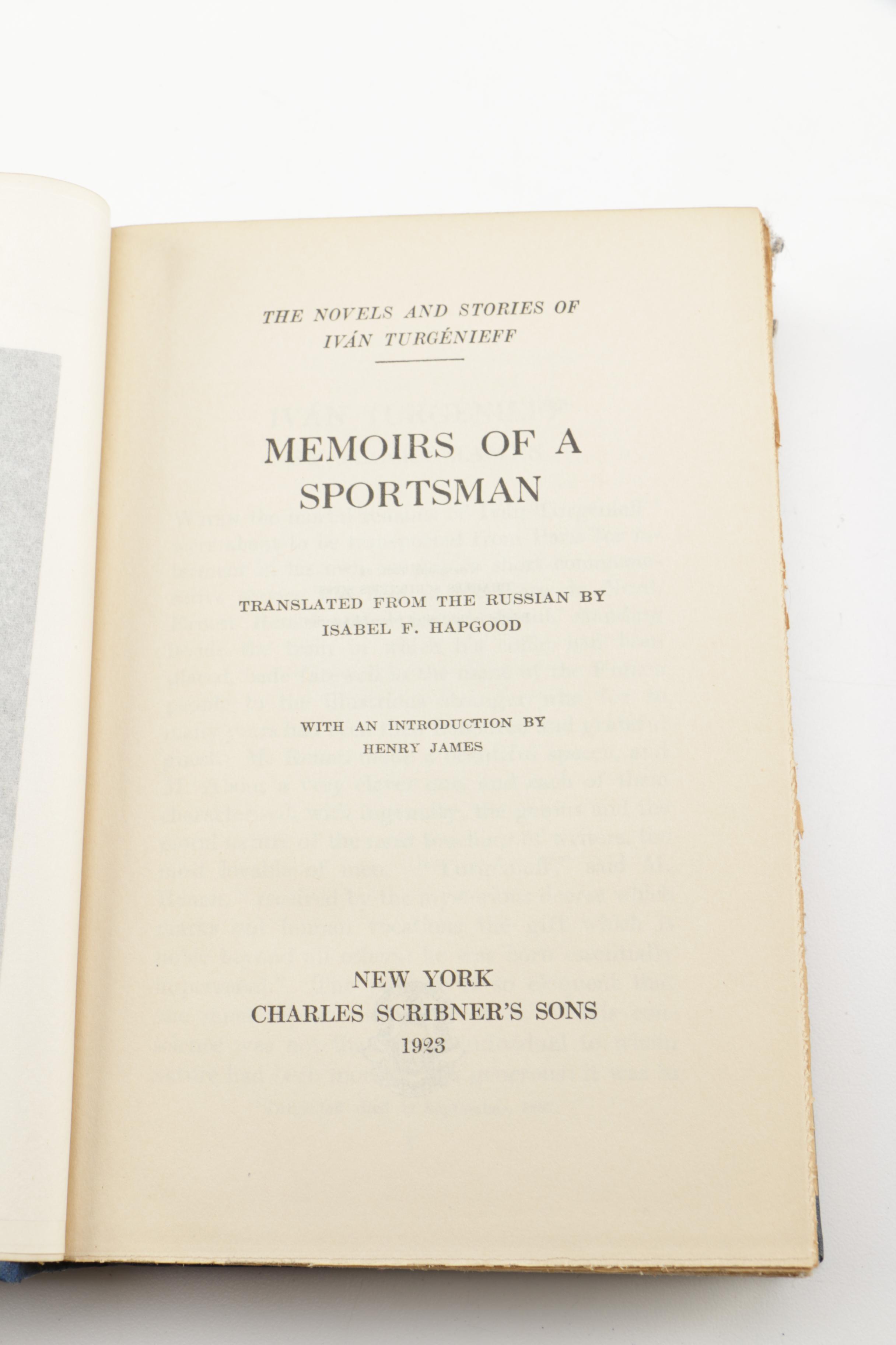 Set of "The Novels and Stories of Ivan Turgenieff"