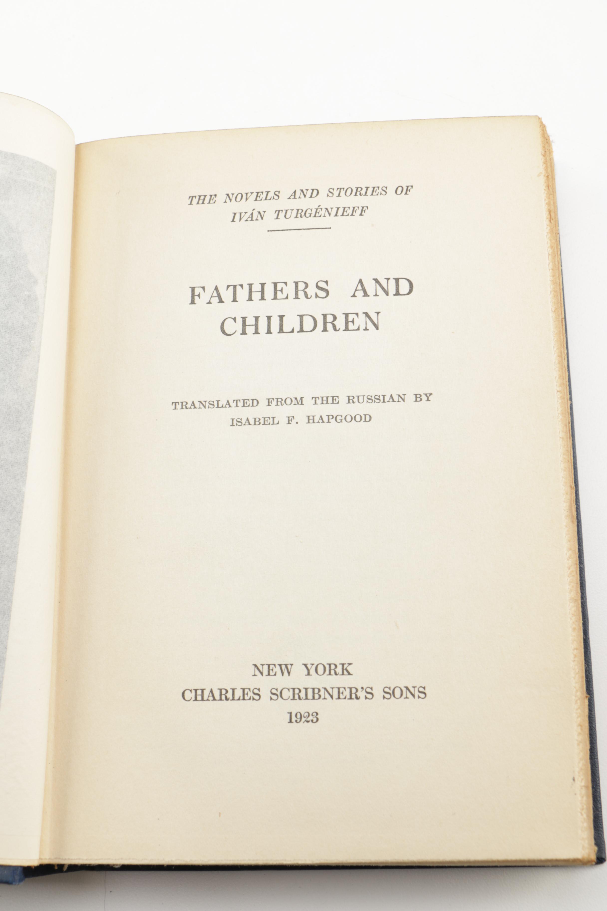 Set of "The Novels and Stories of Ivan Turgenieff"