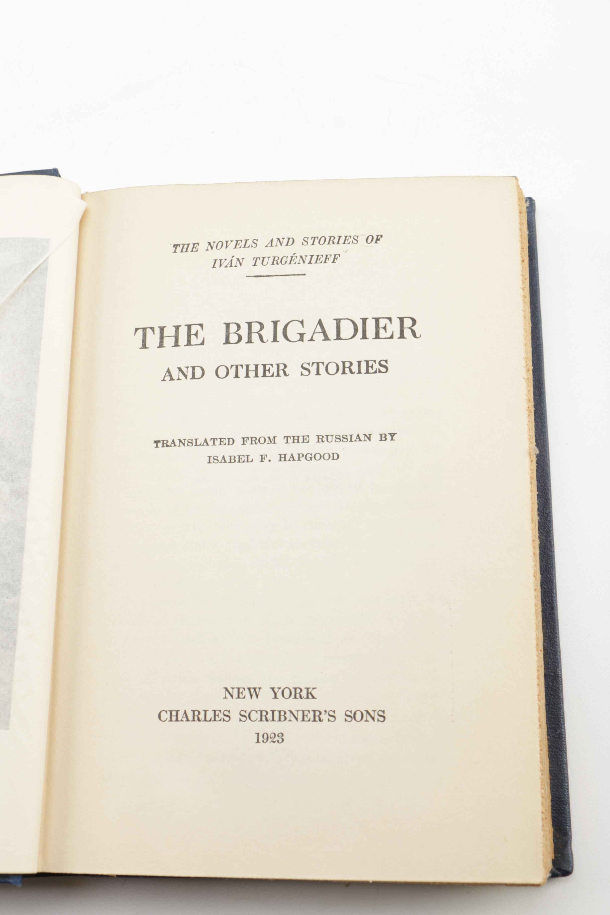 Set of "The Novels and Stories of Ivan Turgenieff"