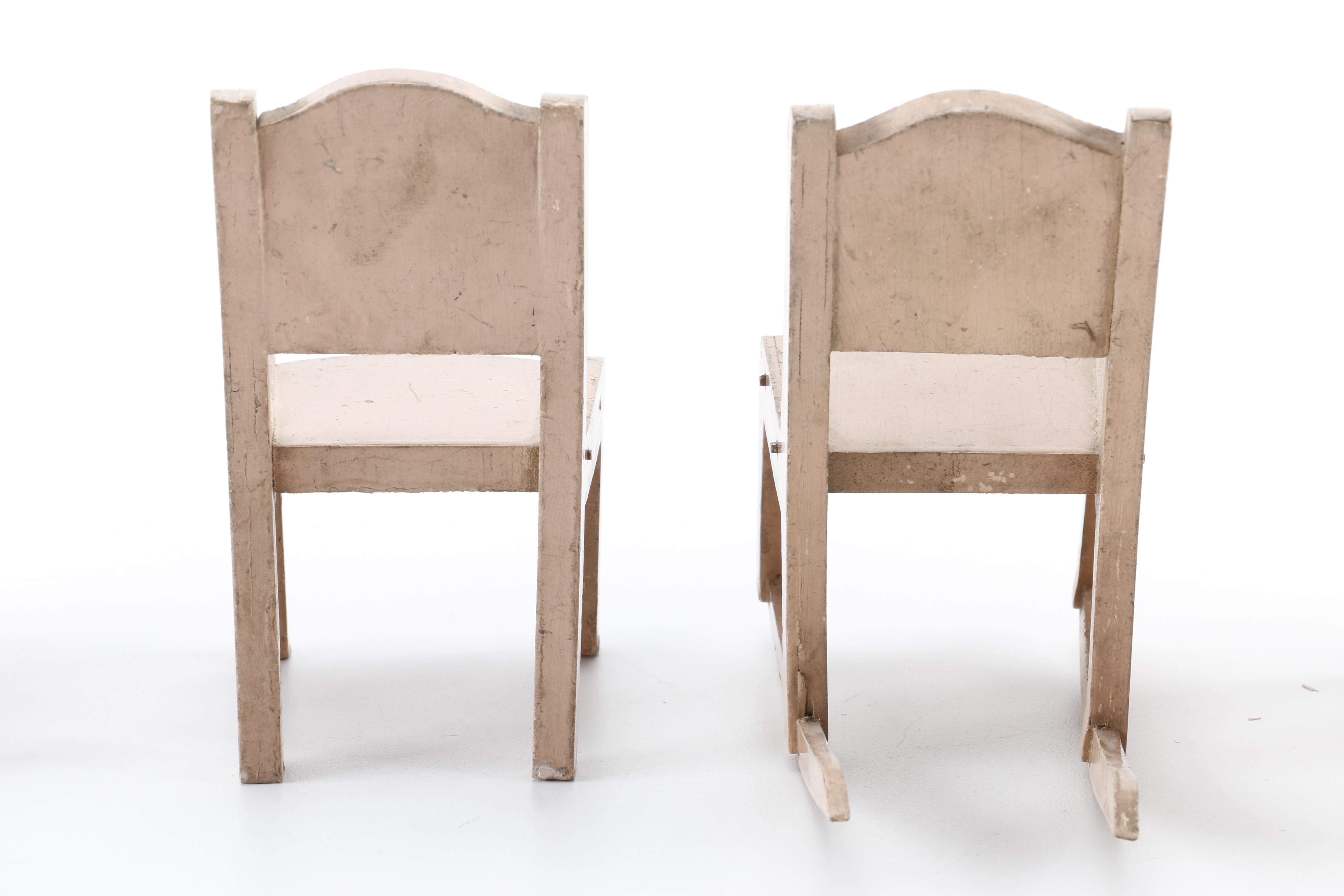 Miniature Doll Furniture and Accessories