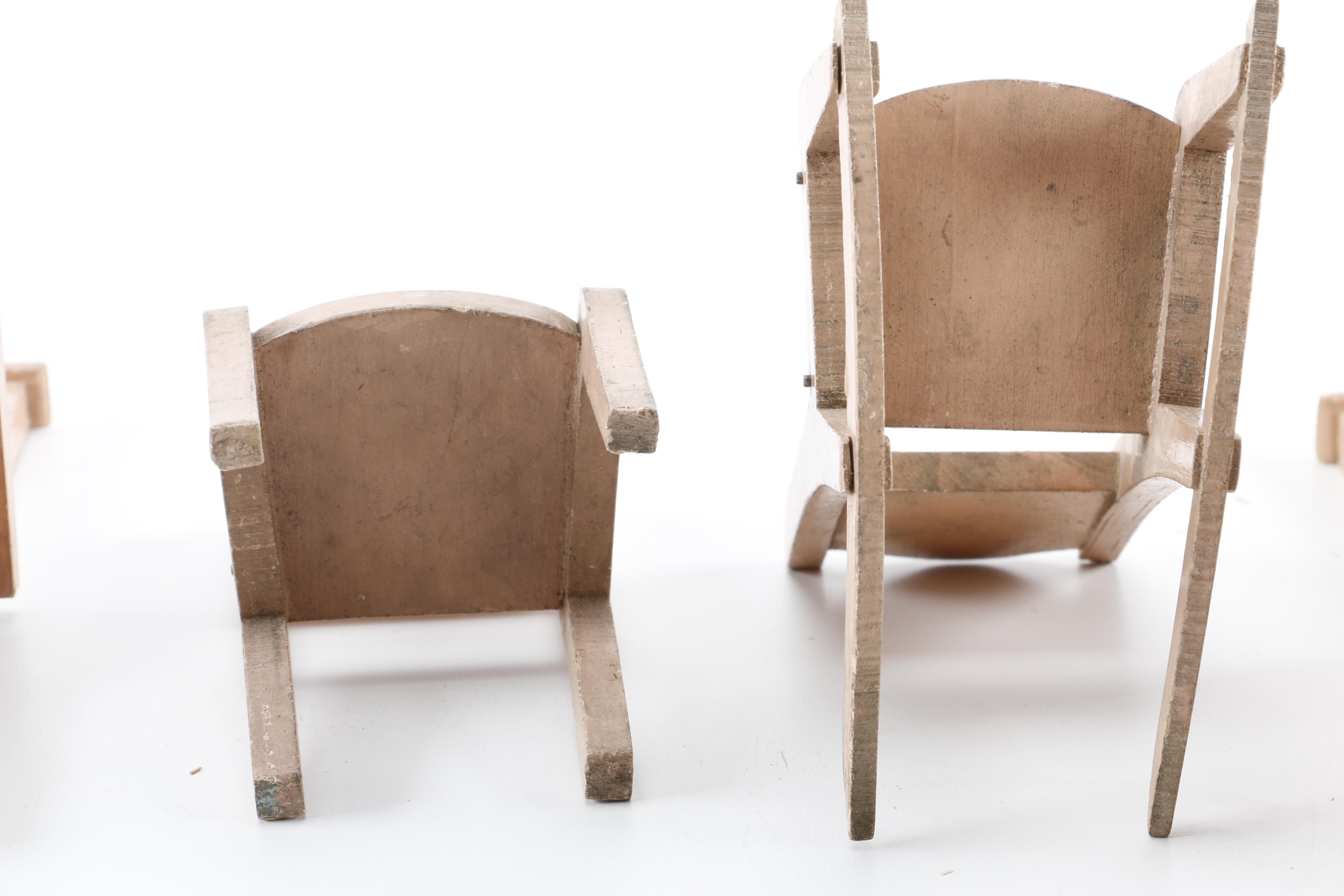 Miniature Doll Furniture and Accessories