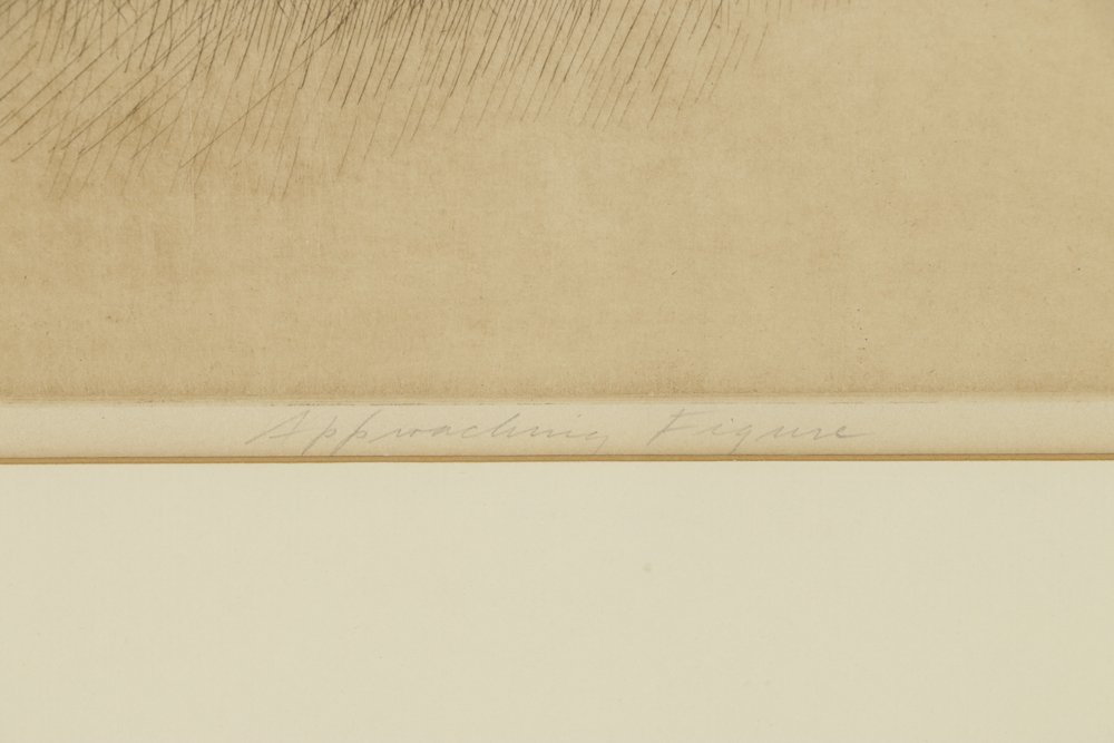 Harold Altman Limited Edition Lithograph on Paper "Approaching Figure"